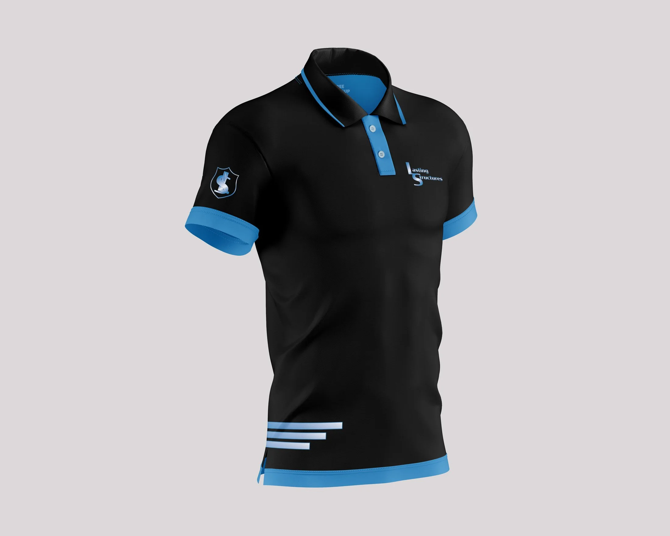 screen printed polo