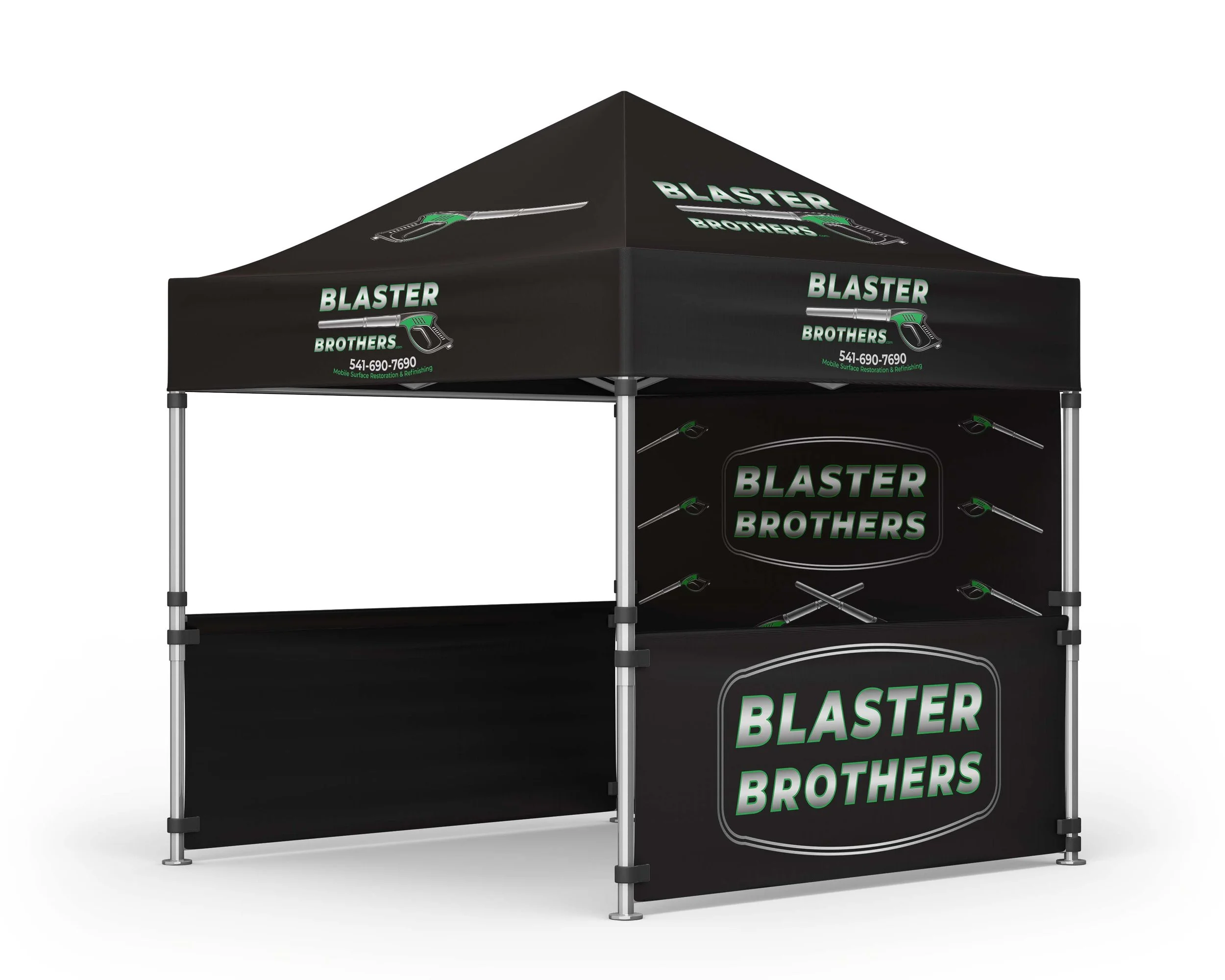 Custom 3 Walled Tent Design