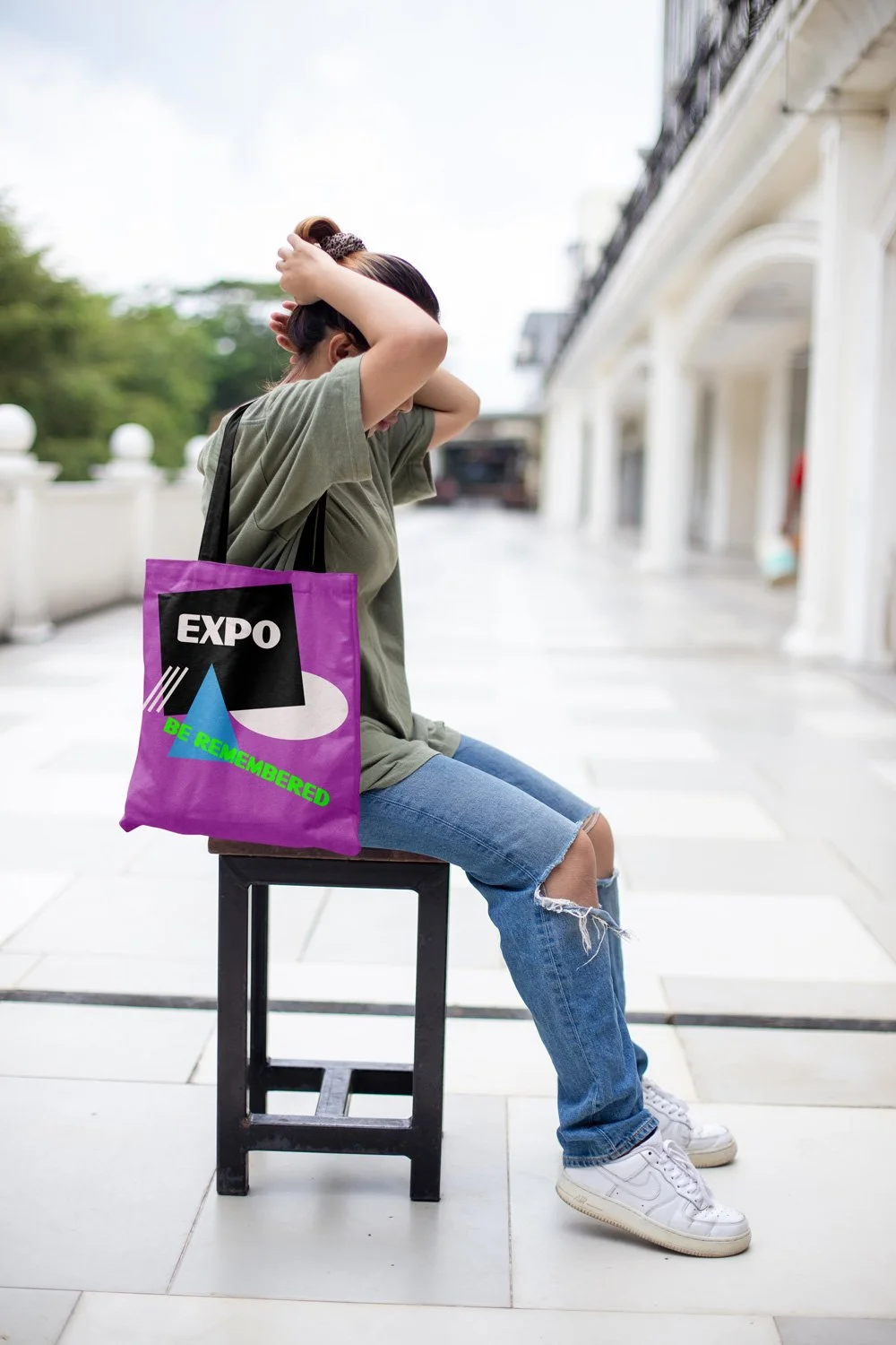 custom screen printed tote
