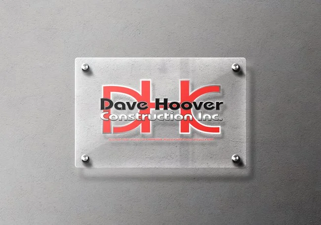 acrylic sign with logo