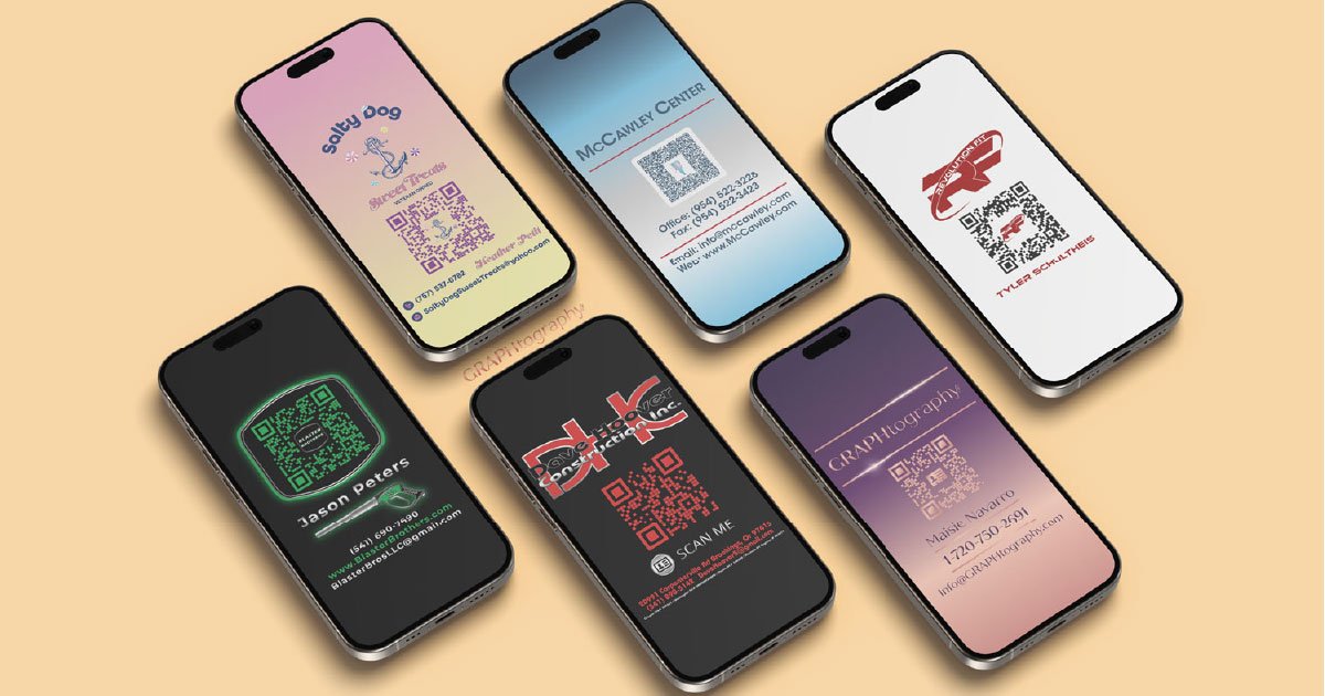 QR Code on lock screens for multiple iphones