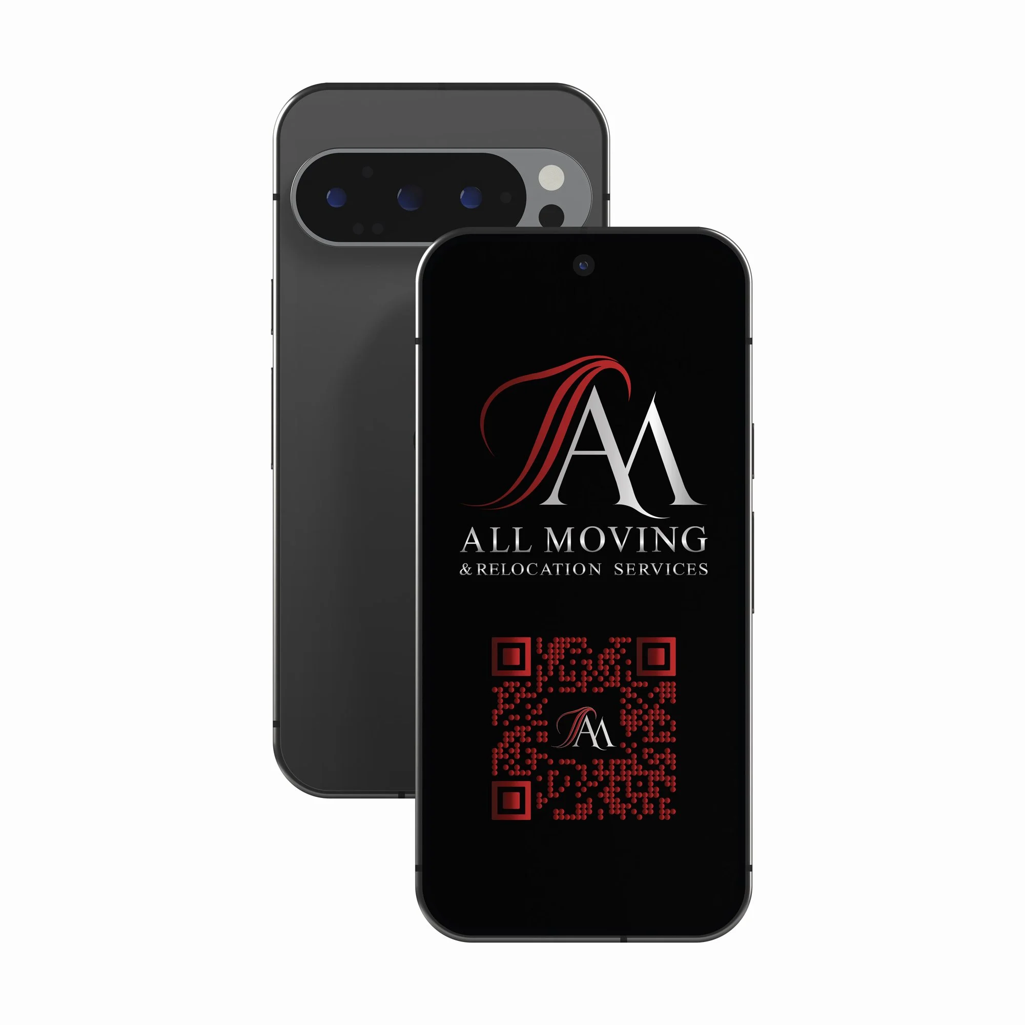 Digital Business Card on Cell Phone Lock Screen