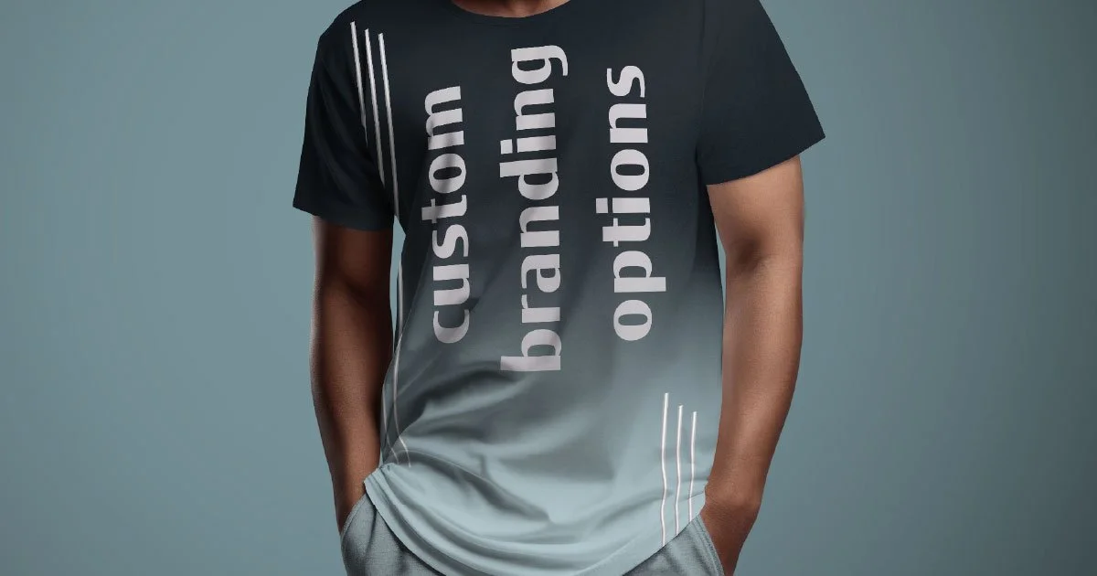 Man Wearing Screen Printed Shirt