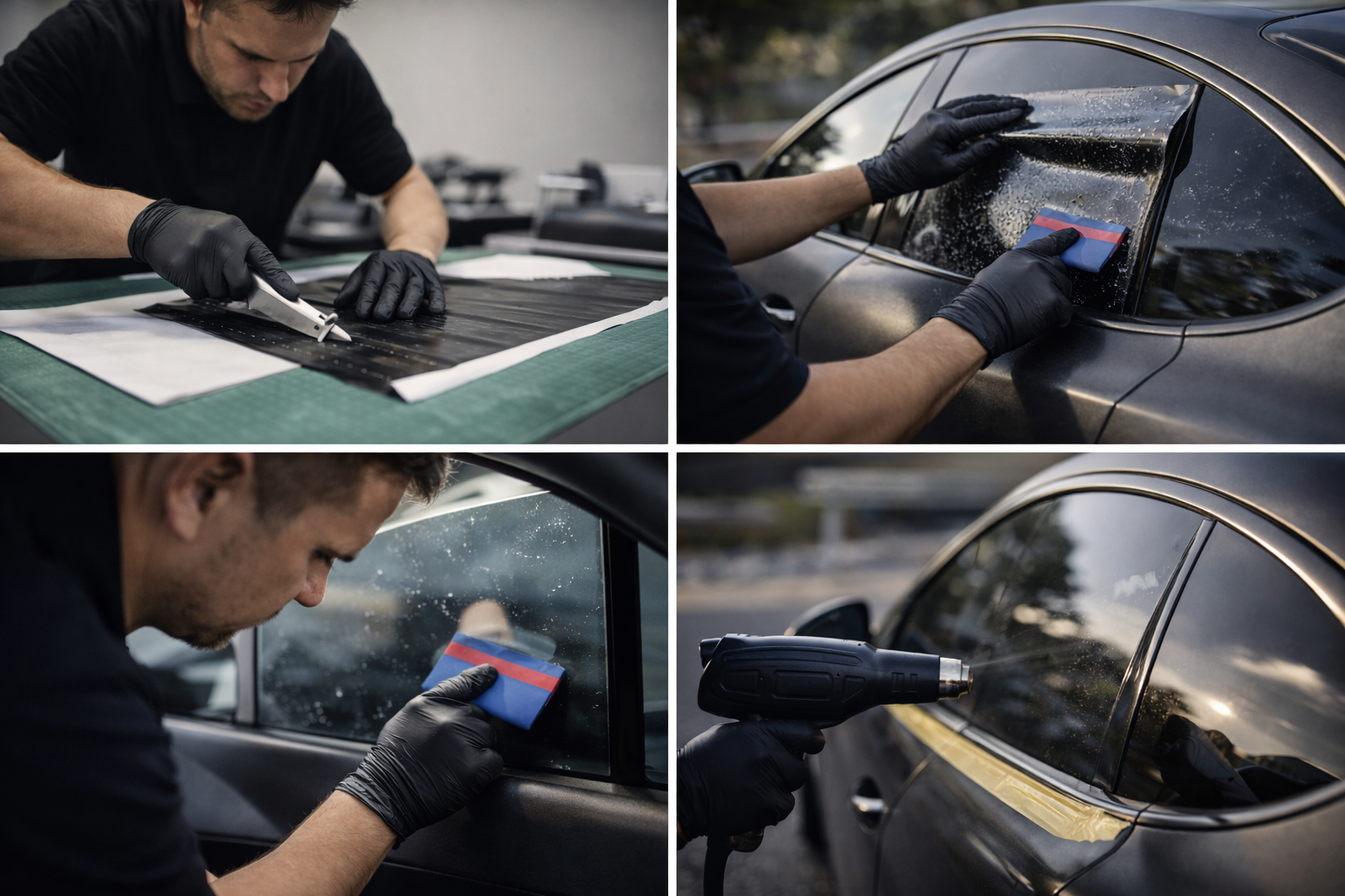 Pose de vitres teintées