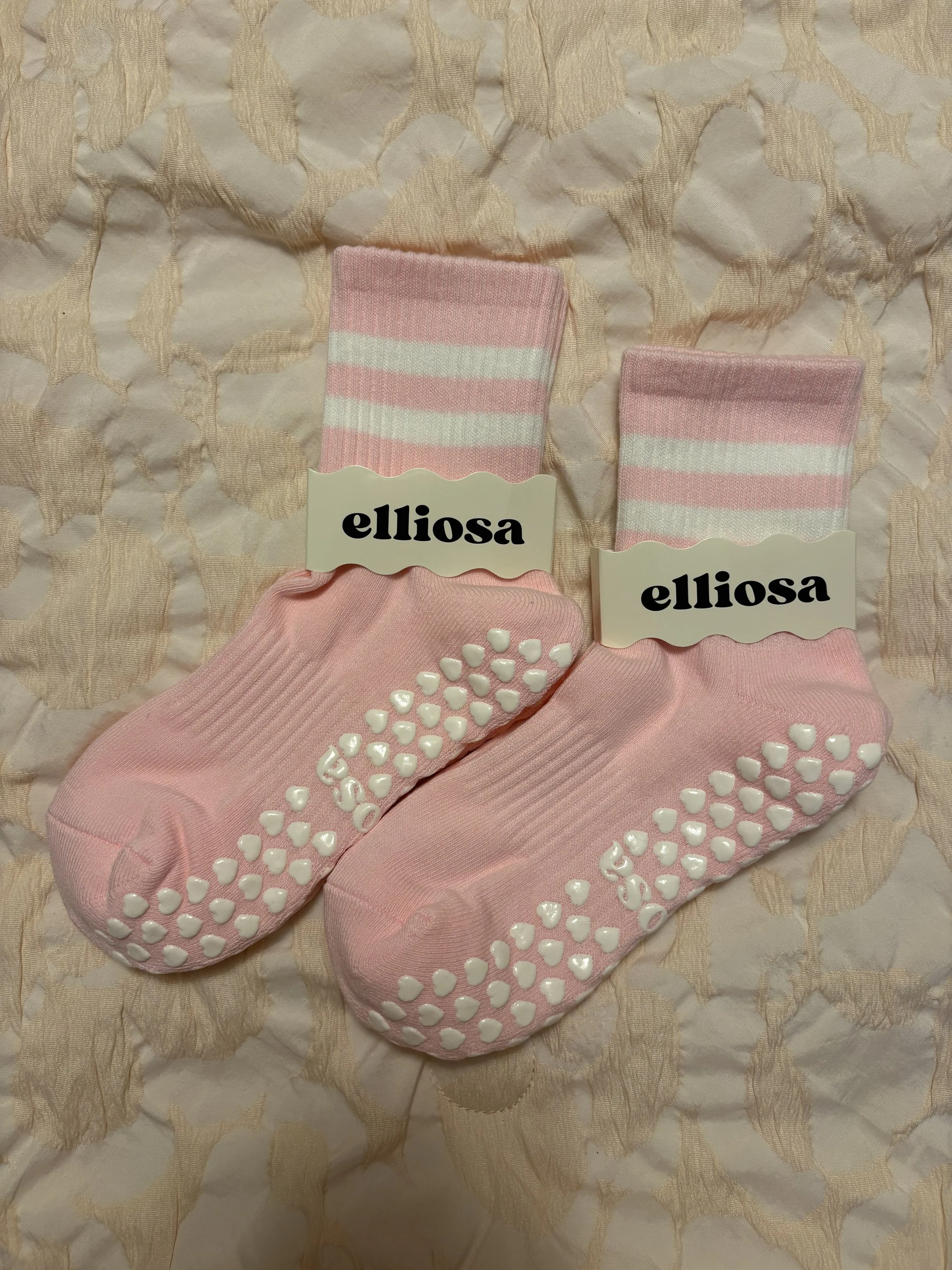 Pink + White Stripe