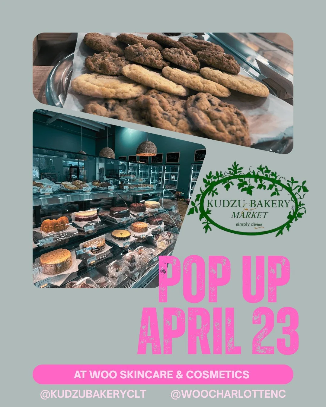 If you're not hungry right this second, you will be when you realize that @kudzubakeryclt will be popping up this week @woocharlottenc 🙌🏽😋⁠
⁠
Discover this NEW southern style bakery, where everything is baked from scratch in house!⁠
⁠
Kudzu is fam