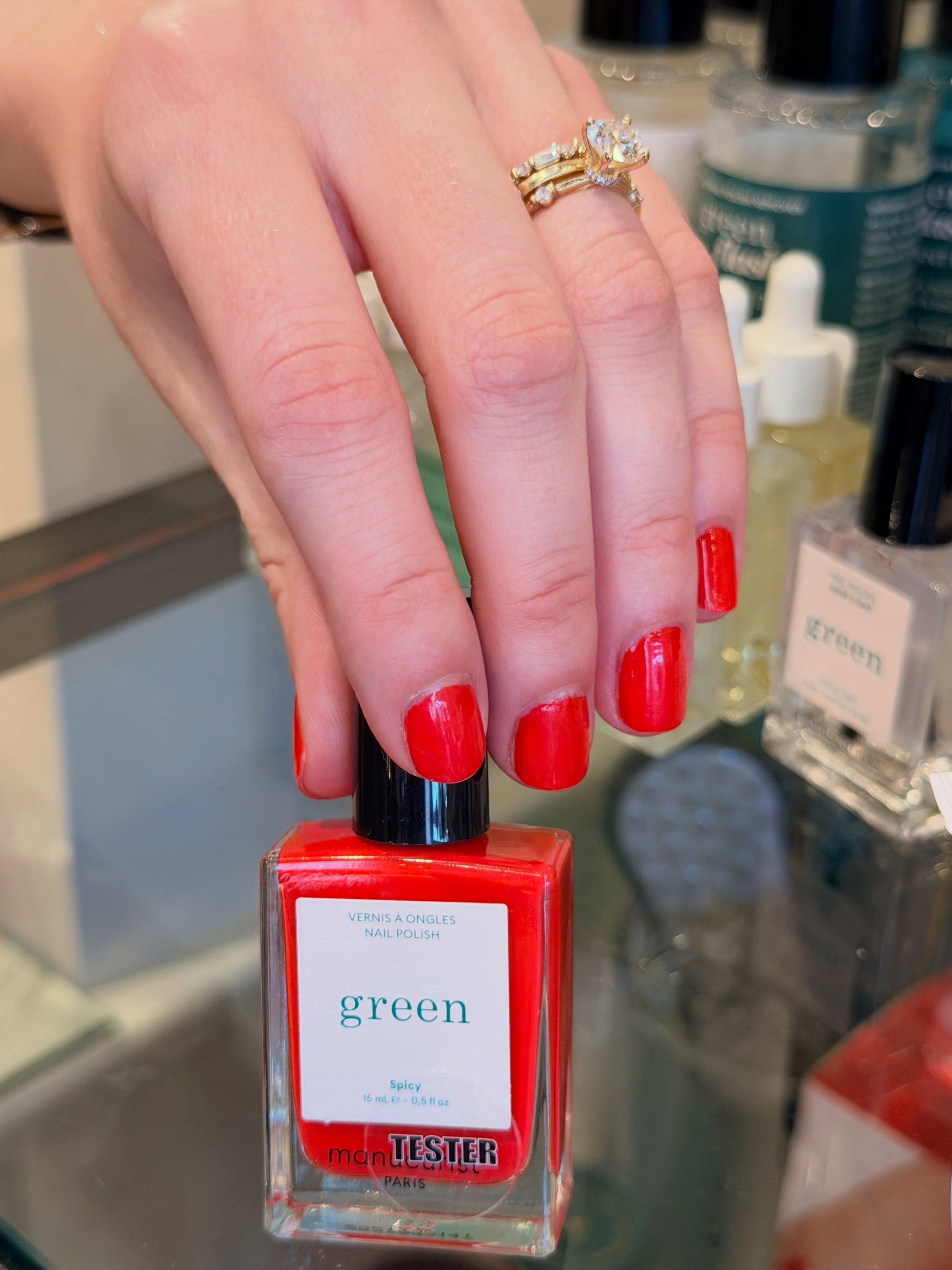 Spice 🌶️up your life with this sassy 💅🏻color from @manucurist
 &ldquo;Spice&rdquo; 😉 

&hellip;&hellip;.😍