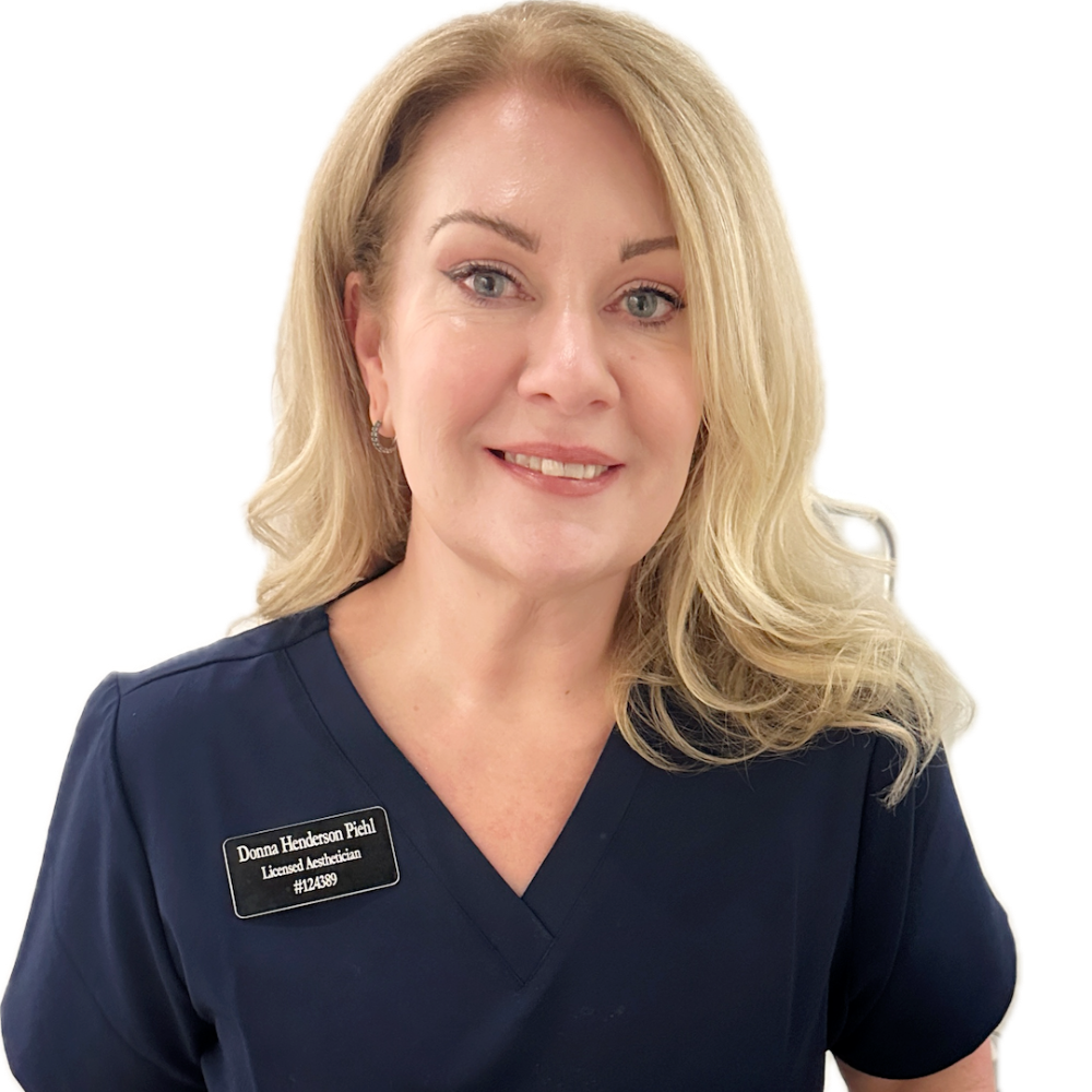 Image of Donna Henderson Pichl, a licensed aesthetician at Woo Skincare and cosmetics