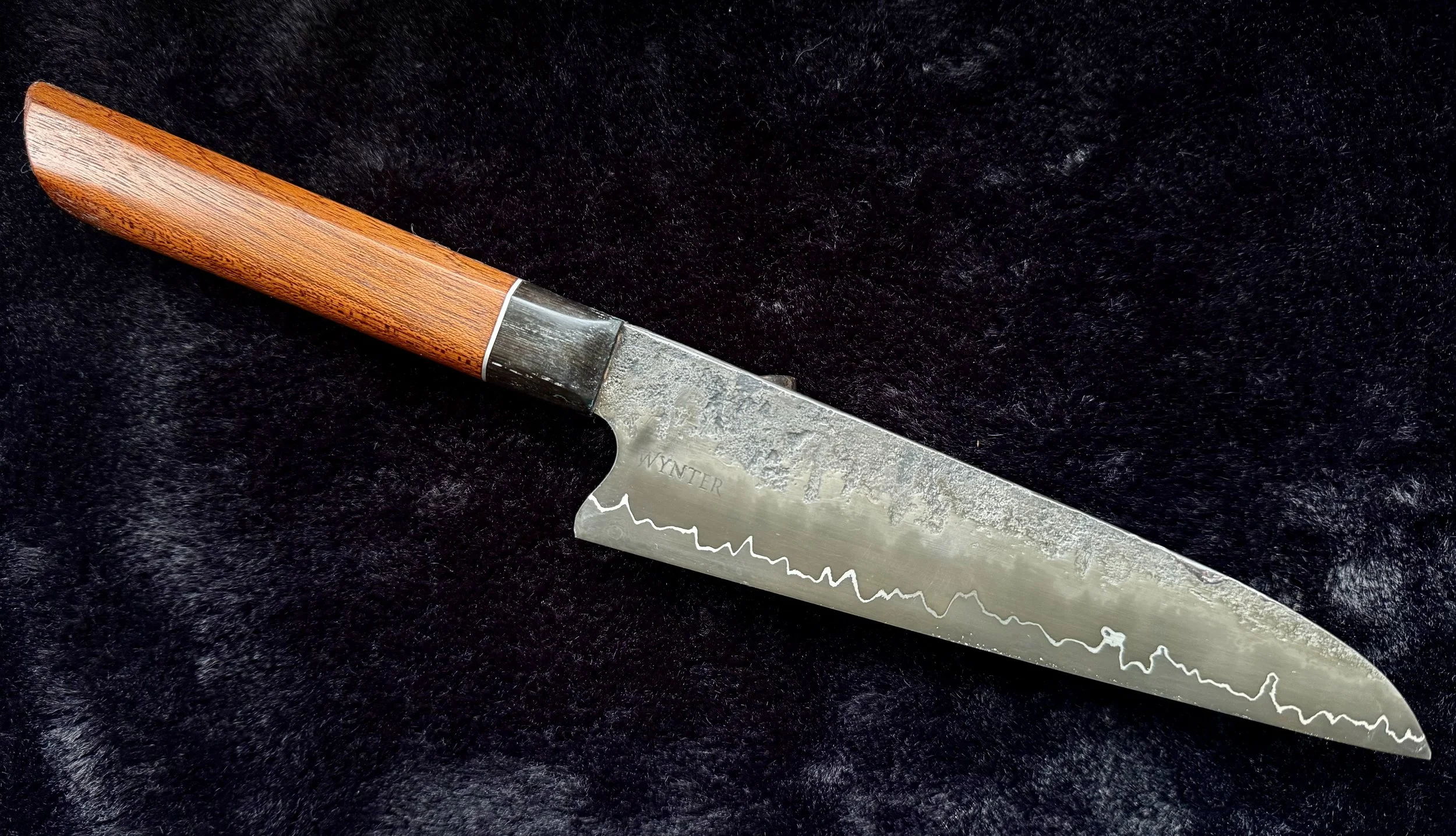 Dark San Mai Short Gyuto 175mm