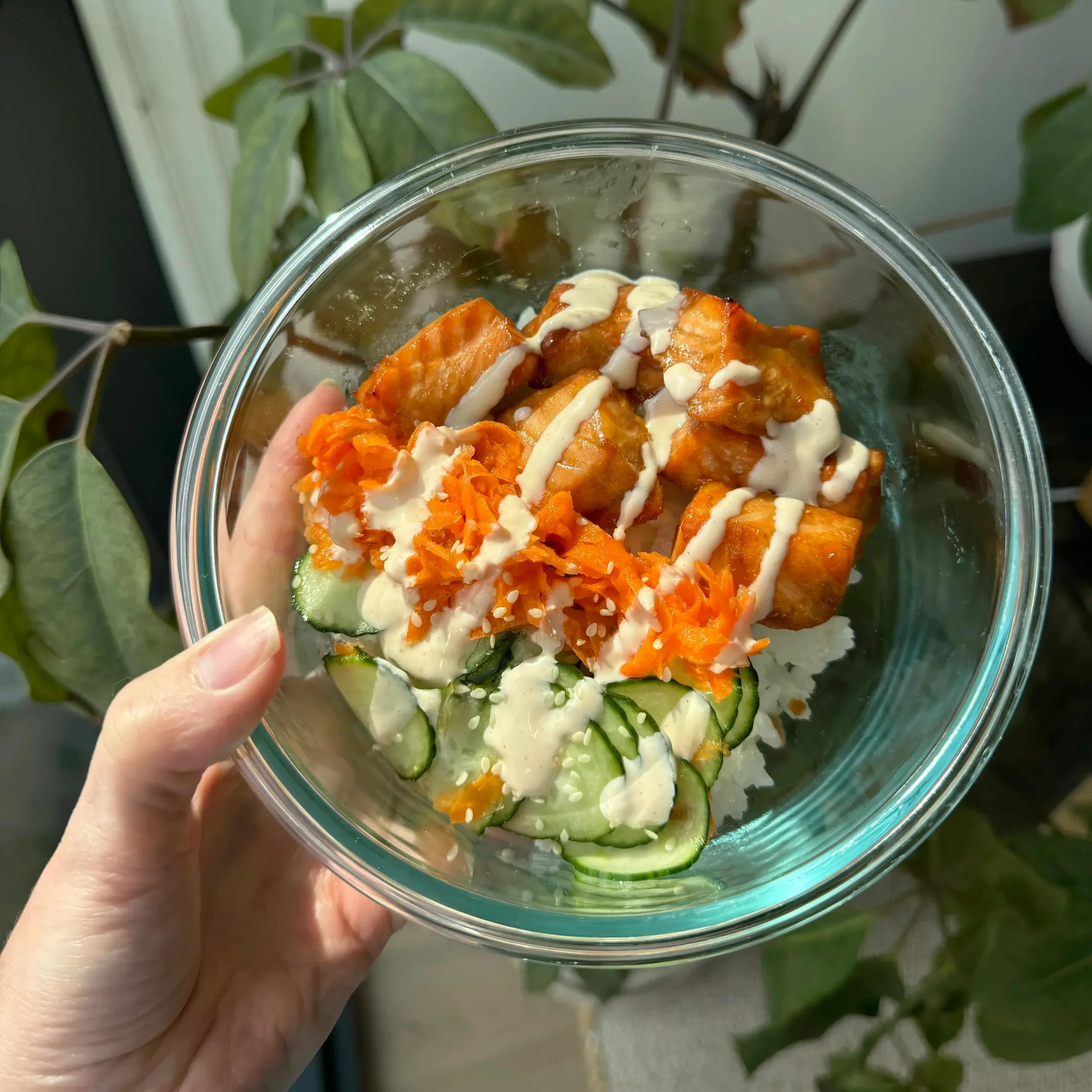 Crispy Salmon Poke Bowl