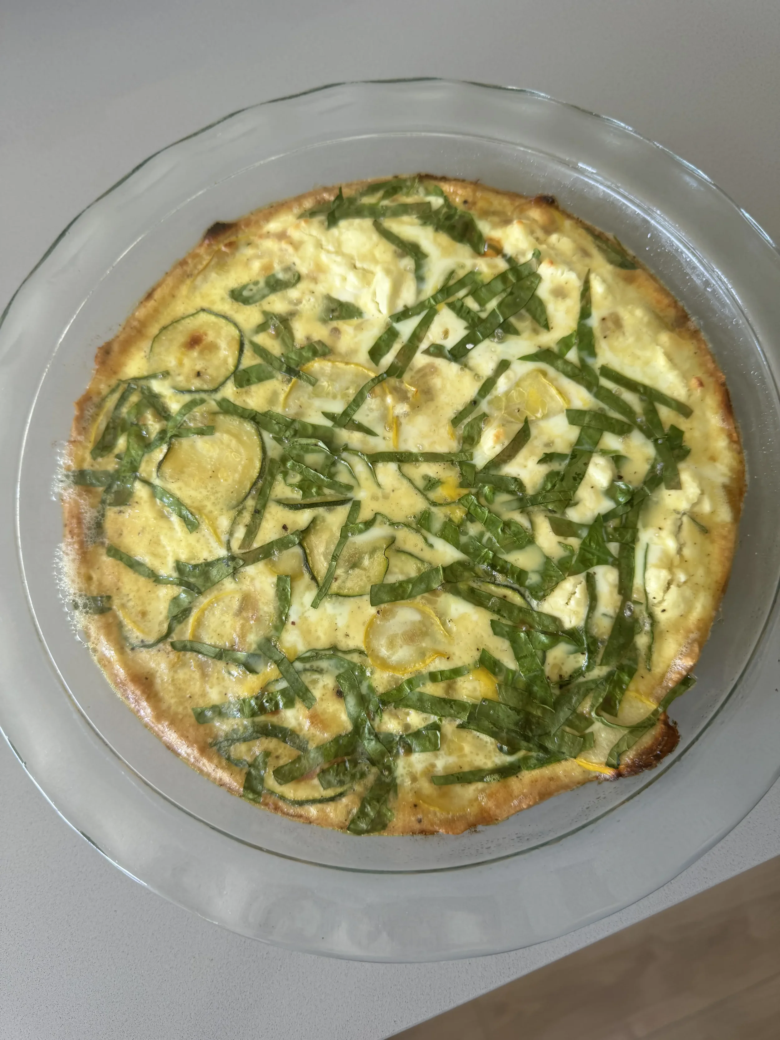 Summer Squash Quiche