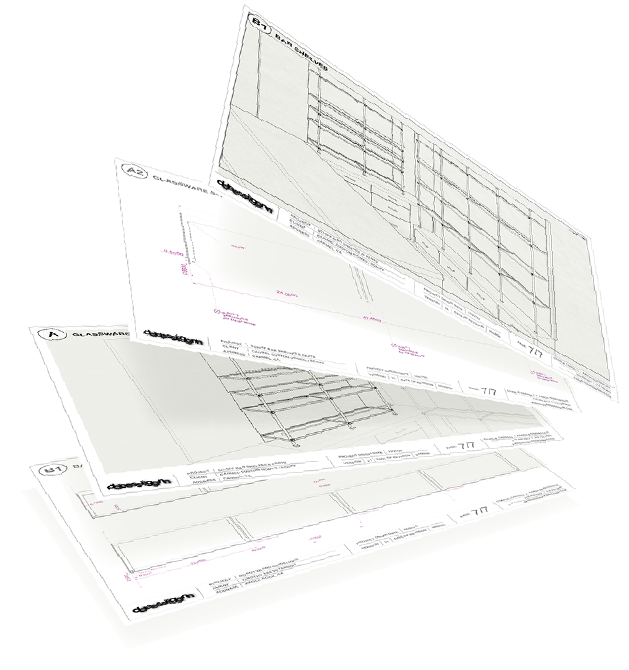 bespoke millwork shop drawings custom fabrication Los Angeles