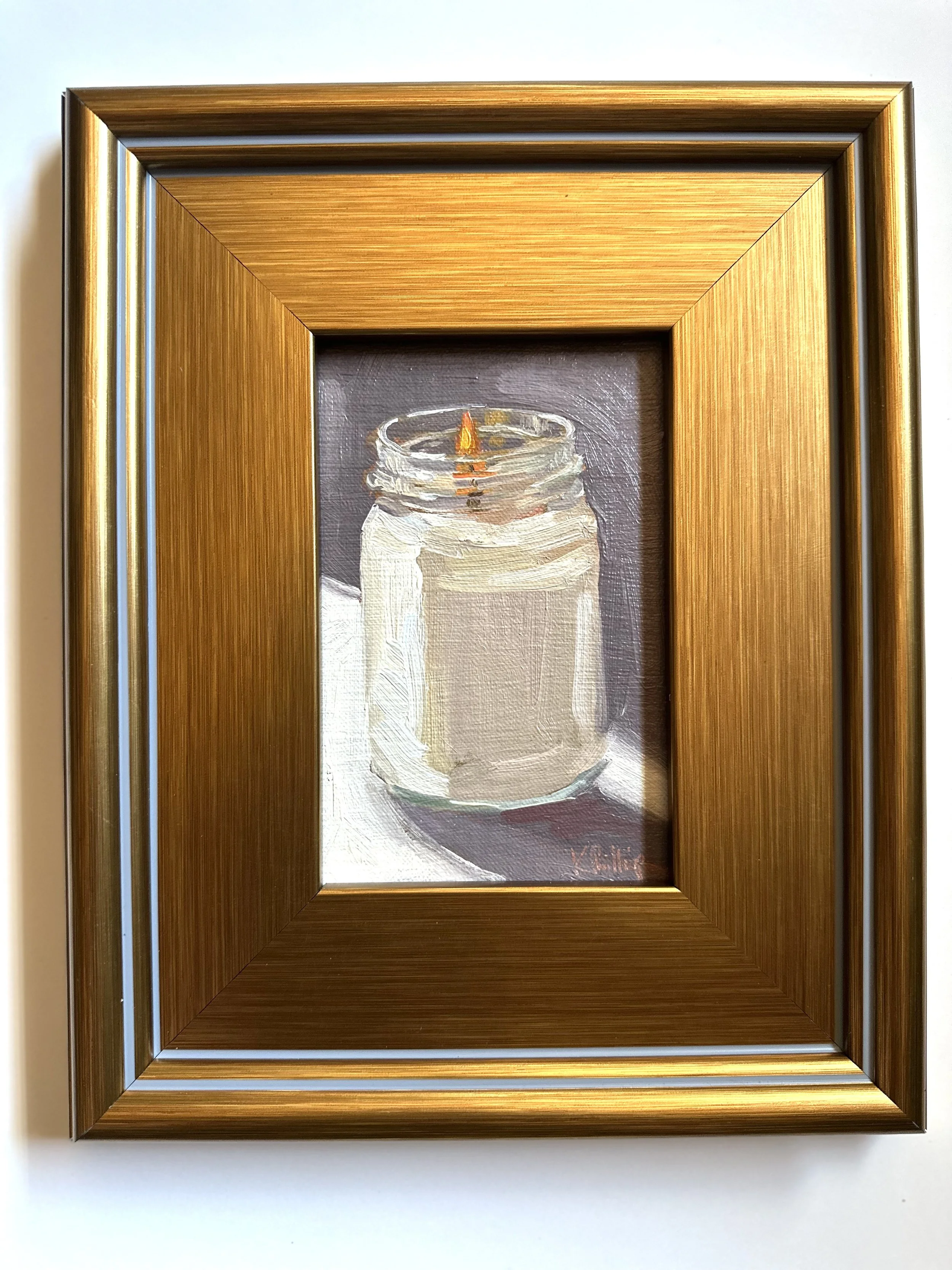 "Candlelit" Original Oil Painting