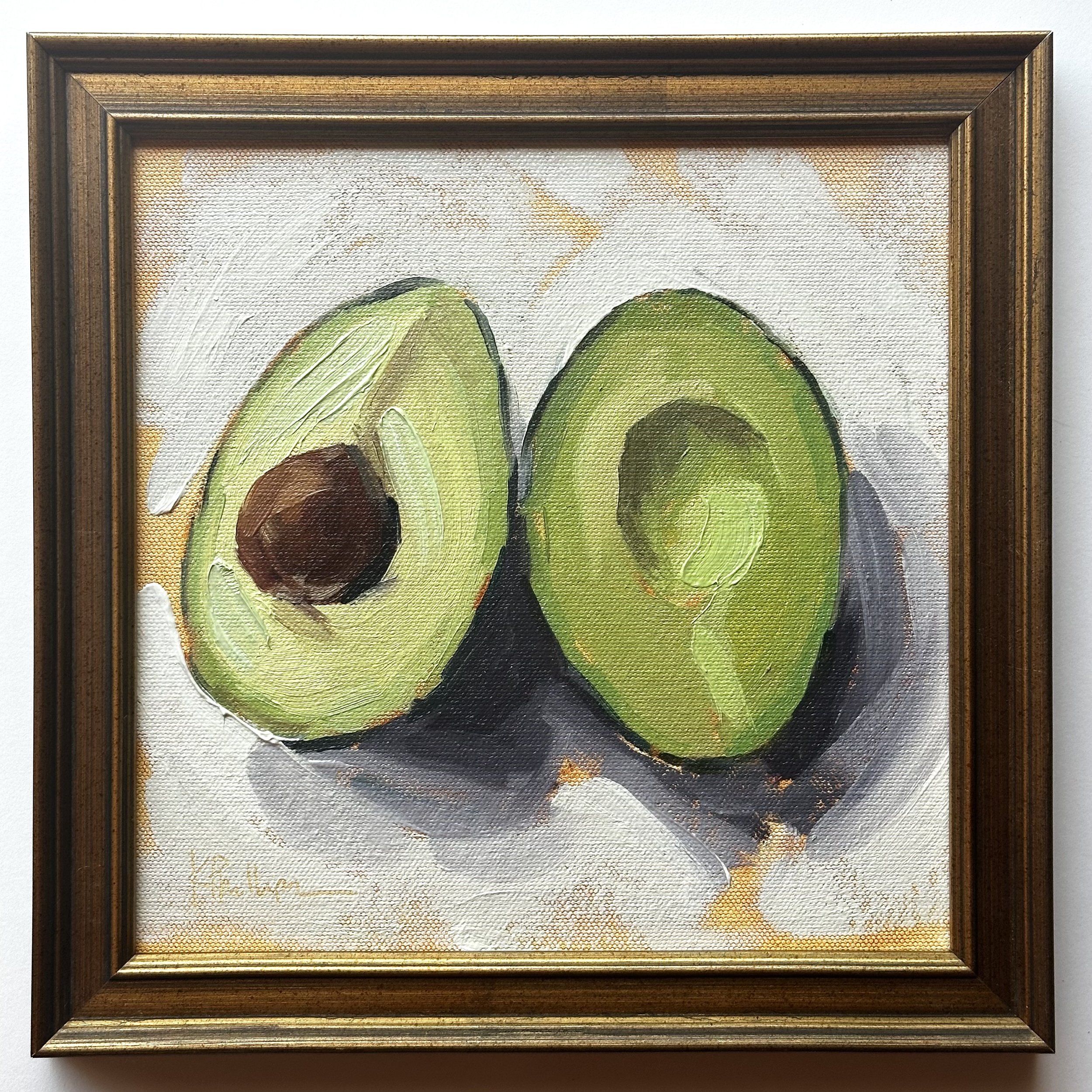 "Avocado" Original Oil Painting