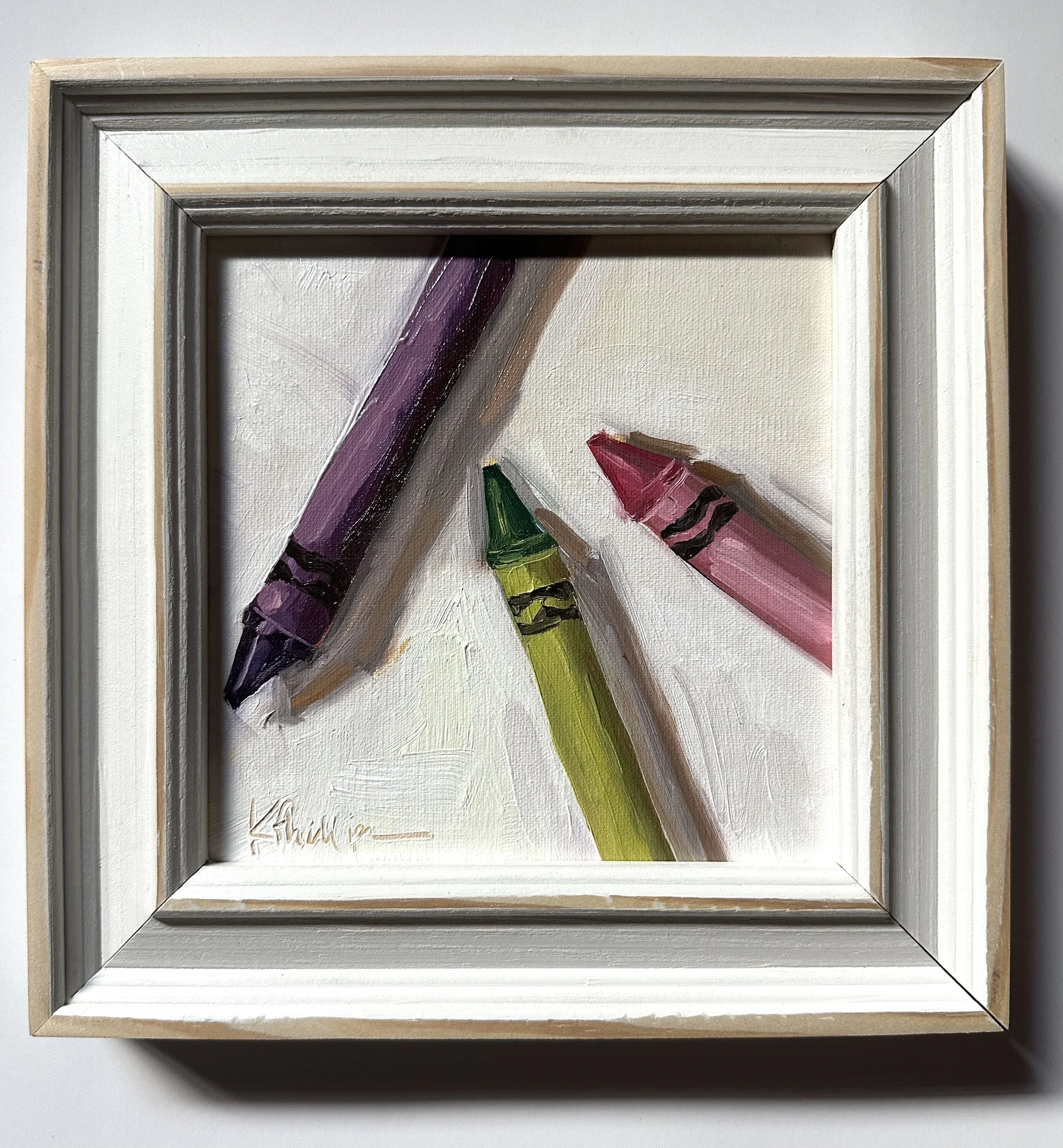 "Crayola Study No. 1" Original Oil Painting