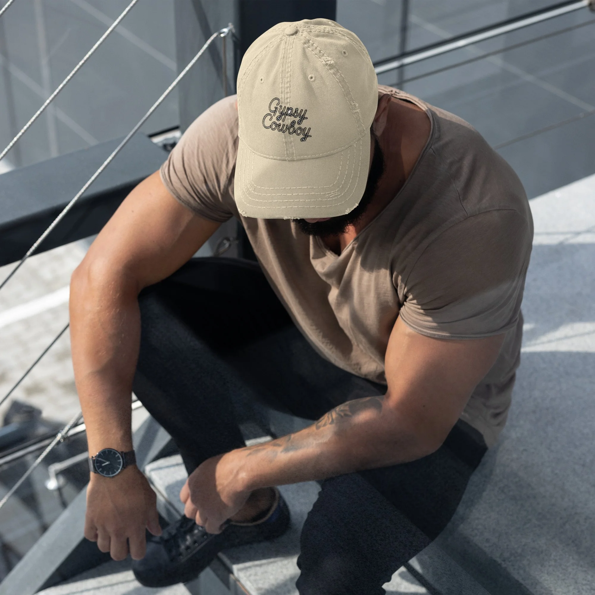 Gypsy Cowboy Distressed Baseball Cap