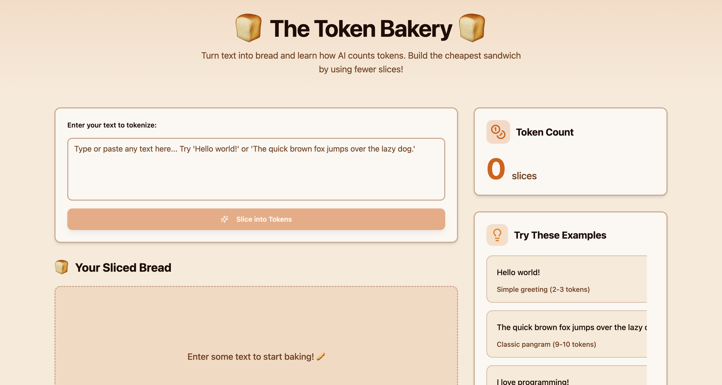 The Token Bakery