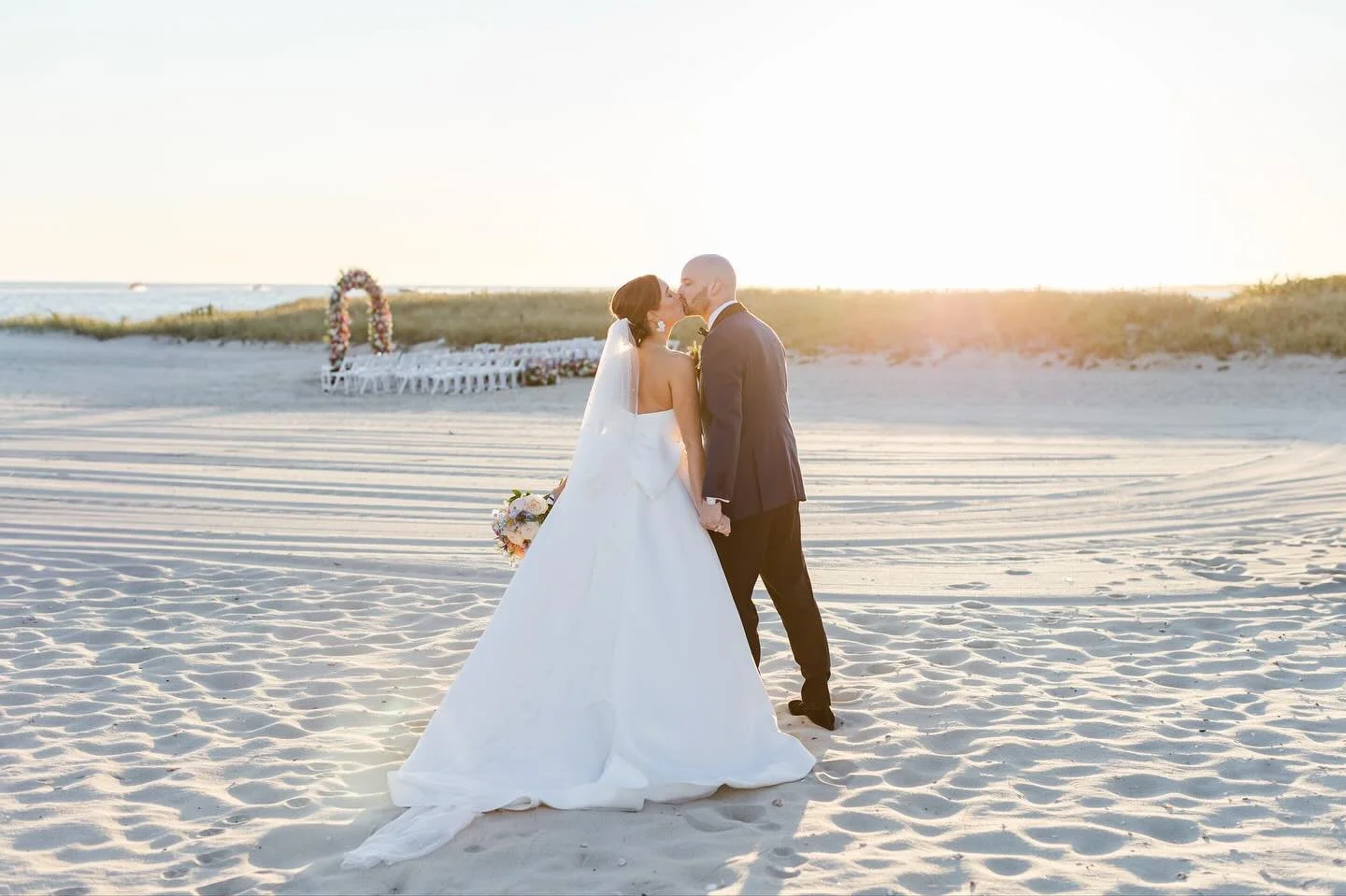 In the glow of golden hour, they stepped into forever&mdash;every detail gracefully orchestrated by The Perfect Plan, creating a moment as timeless as their love.
. 
.
.
Vendors 
@laurendobish 
@wychmereevents 
@gardenpartycapecod 
@capetunes
@capeco