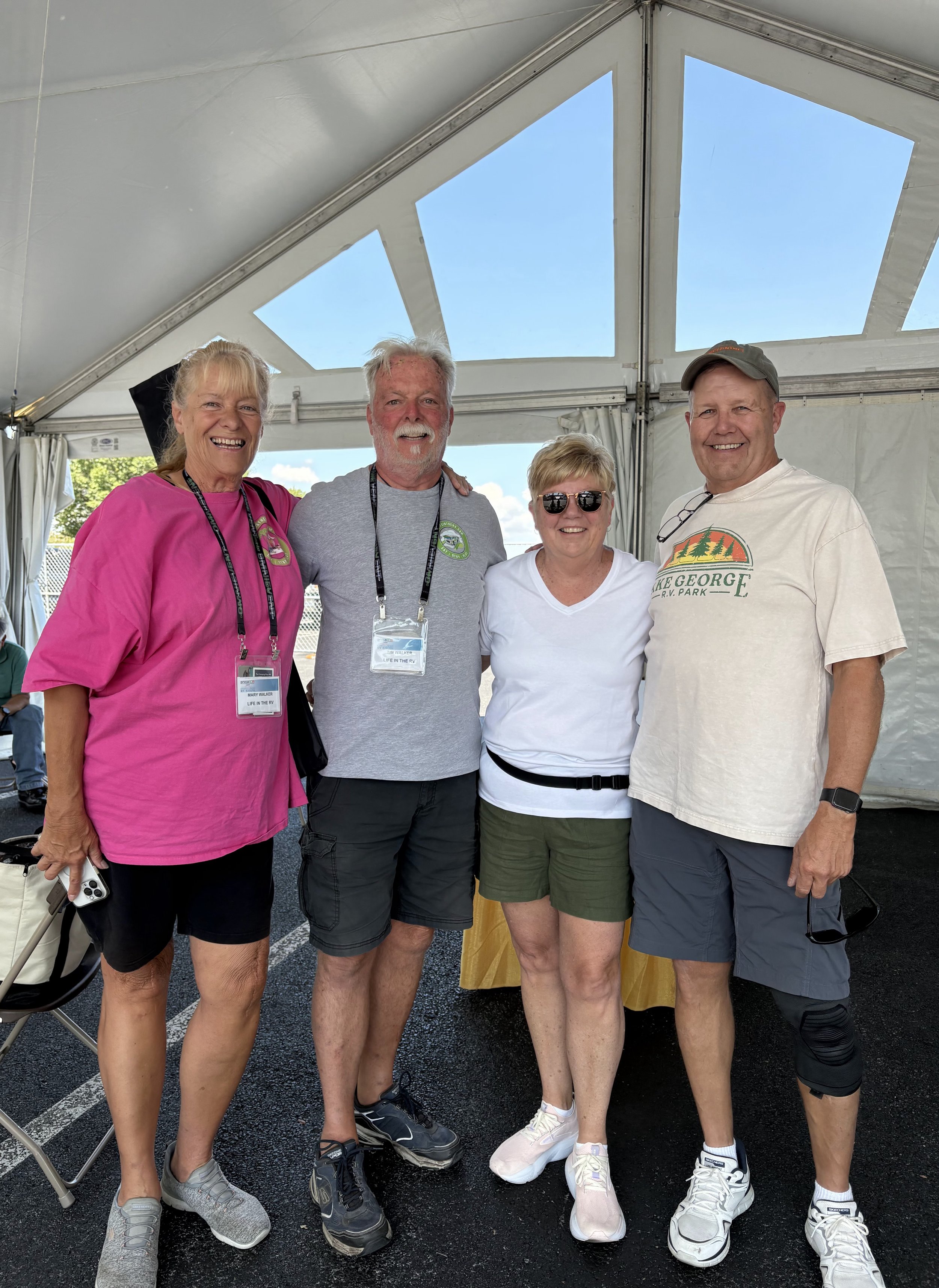 Met Mary and Tim from Life in the RV at America's Largest RV Show