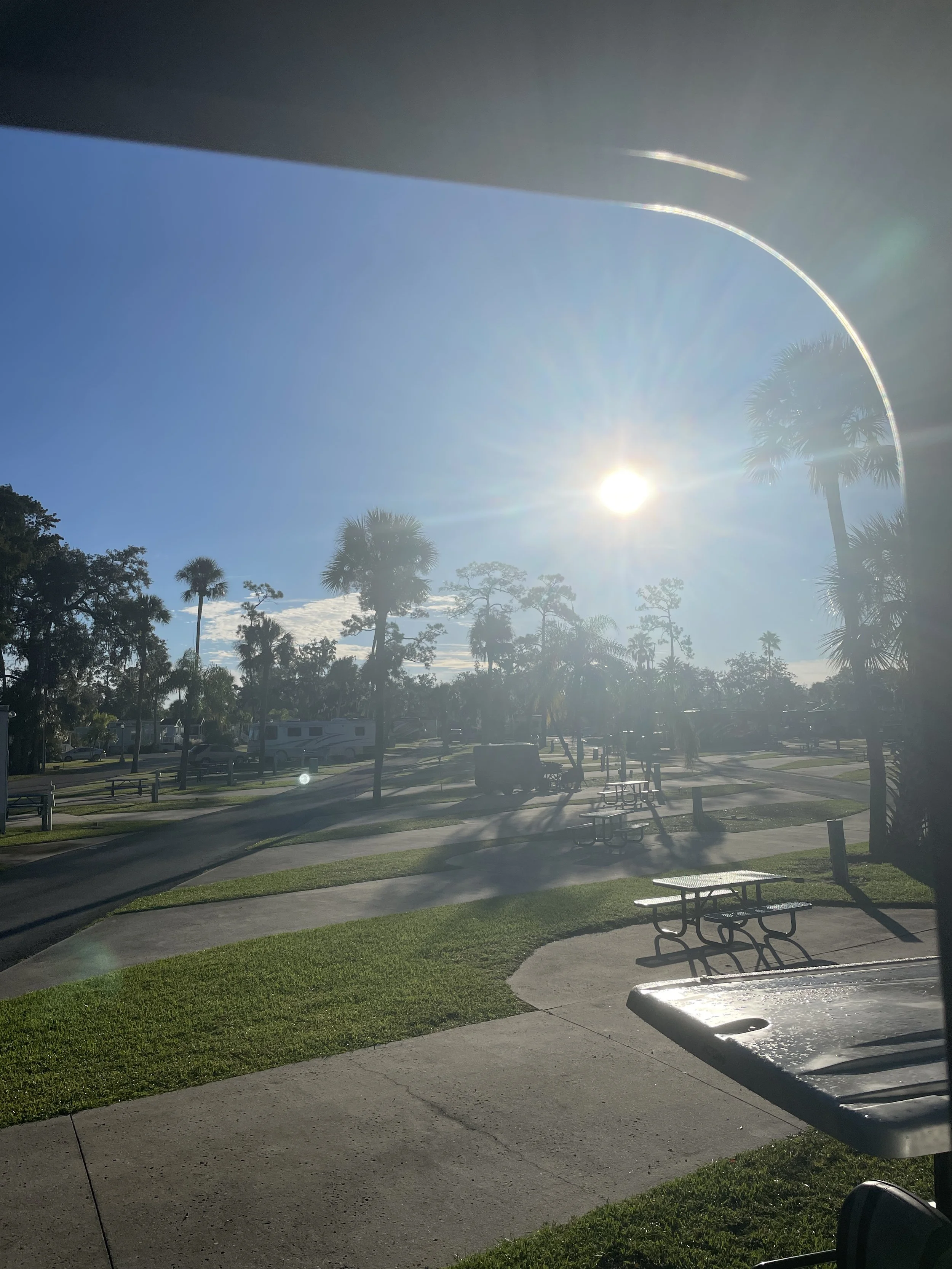 Our first morning in Florida