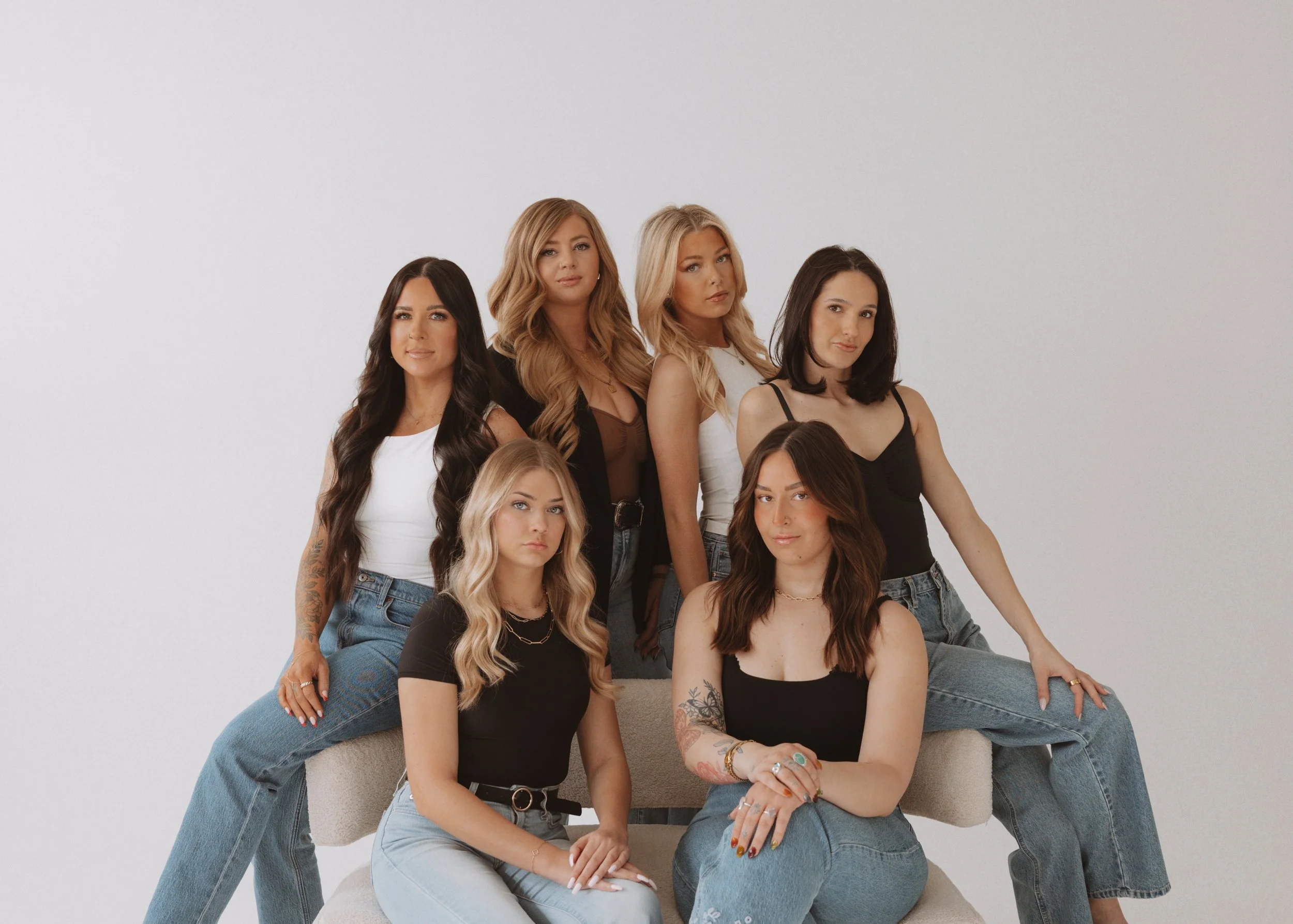 Hair salon team branding