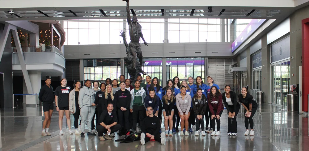 NOVA athletes at the United Center