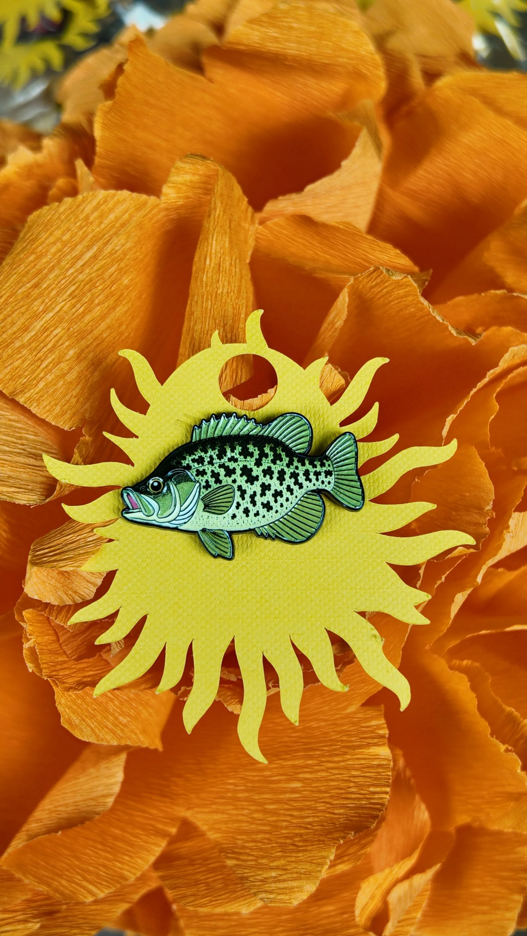 Green spotted fish
