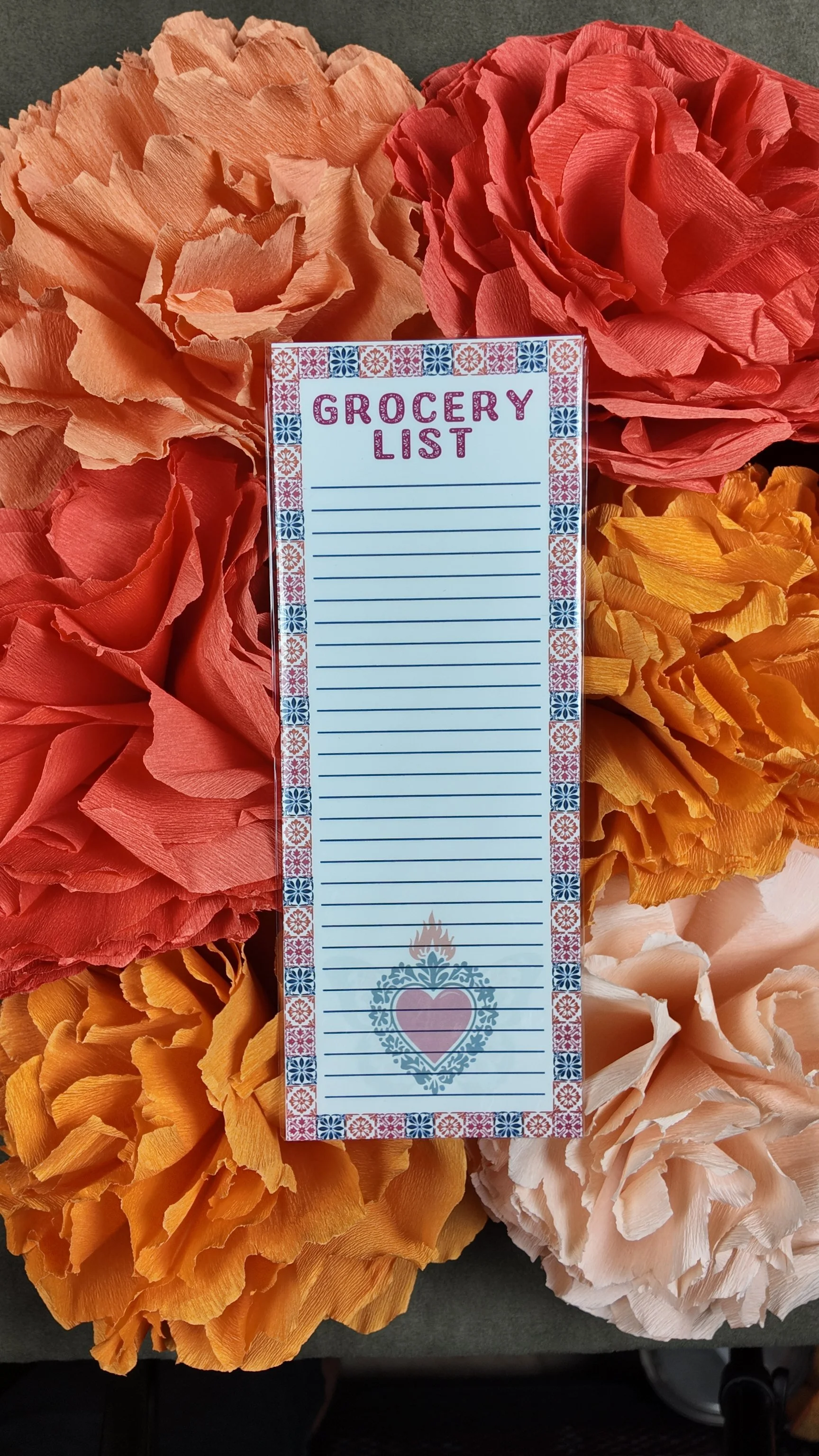 Talavera grocery list