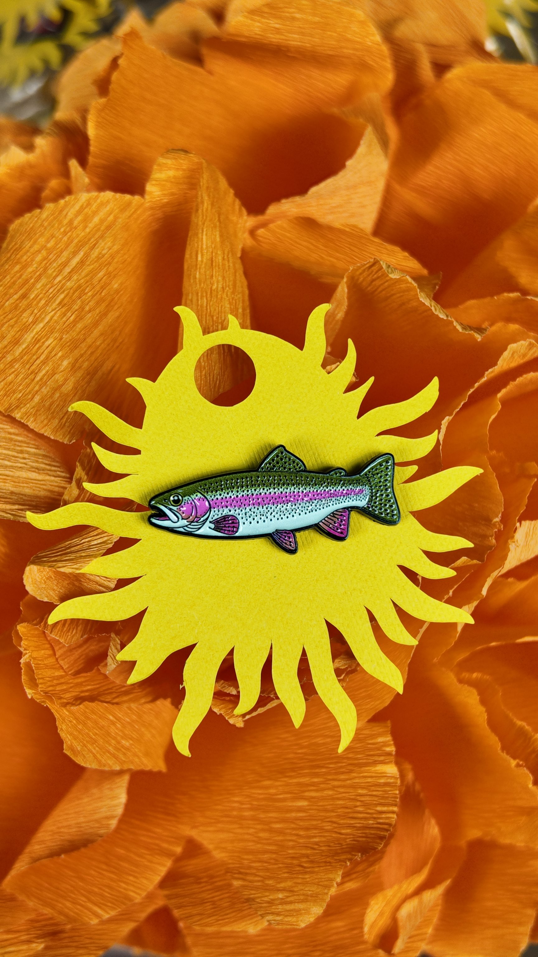 Pink stripe fish