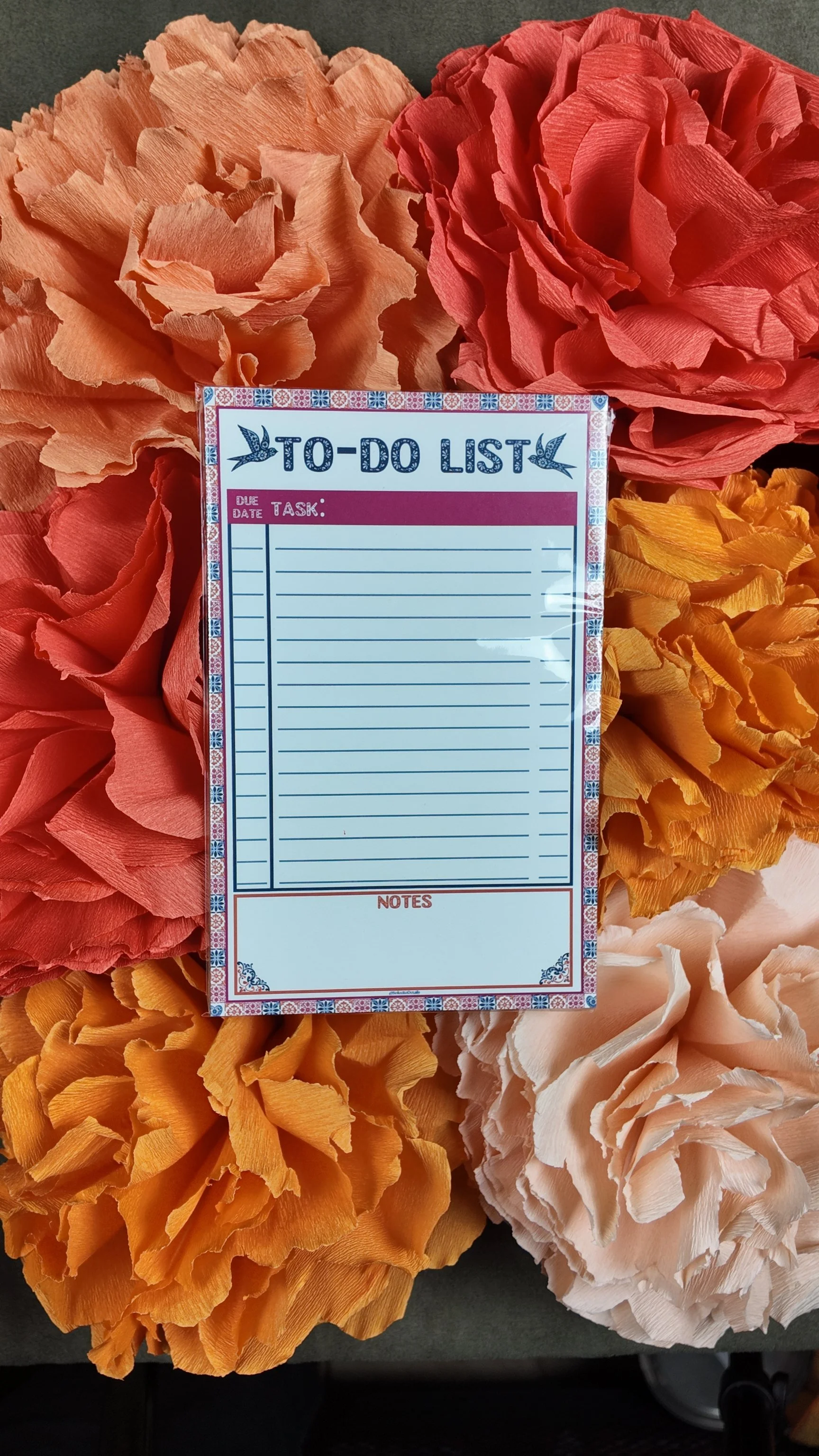 Half size talavera todo list