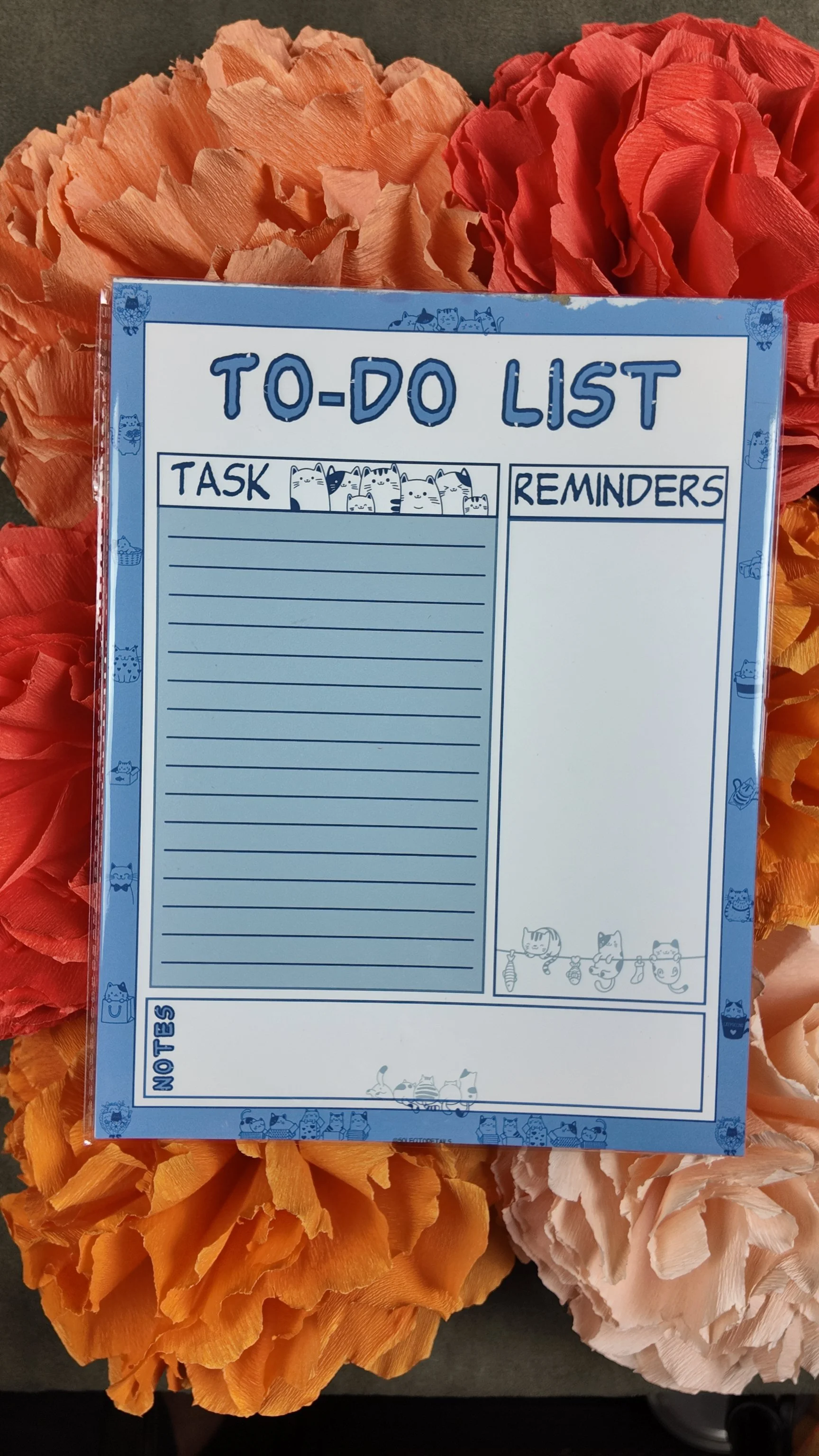 Full size cat to-do list