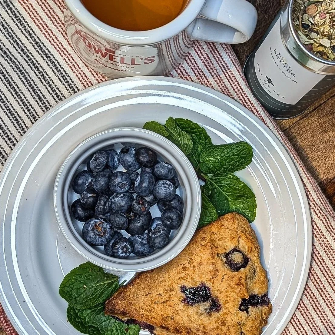 Gluten Free Lavender Lemon Blueberry Scones