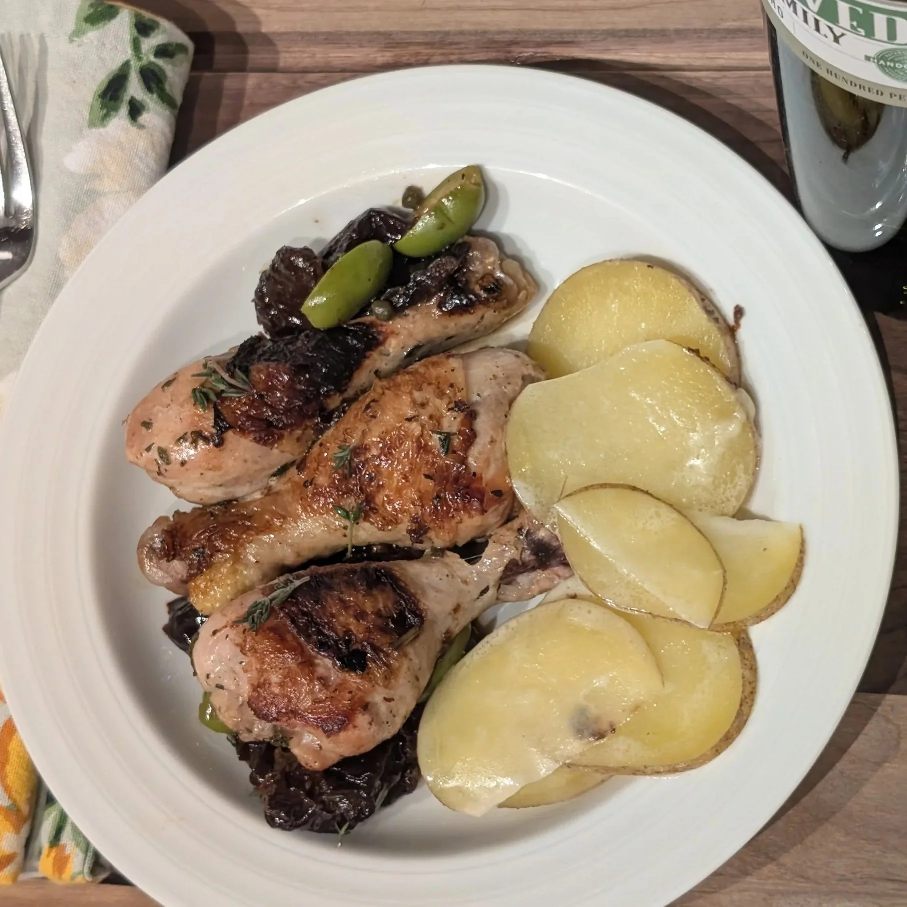 Chicken with Prunes and Capers