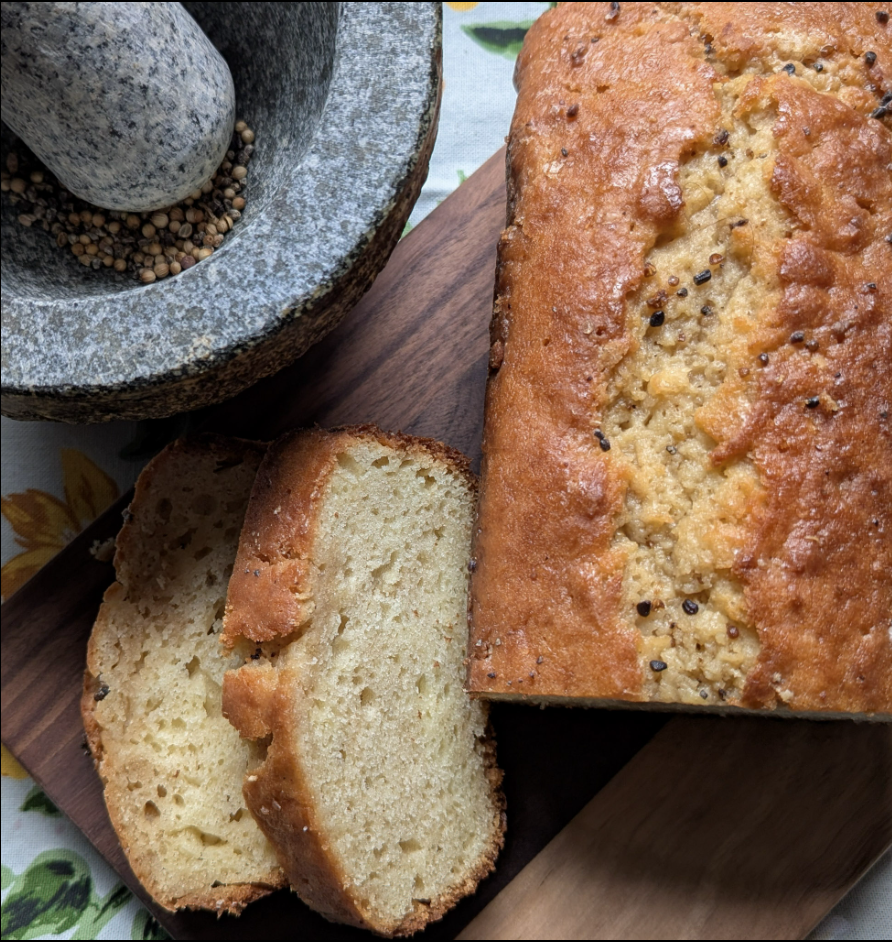 slices of spiced coffee loaf