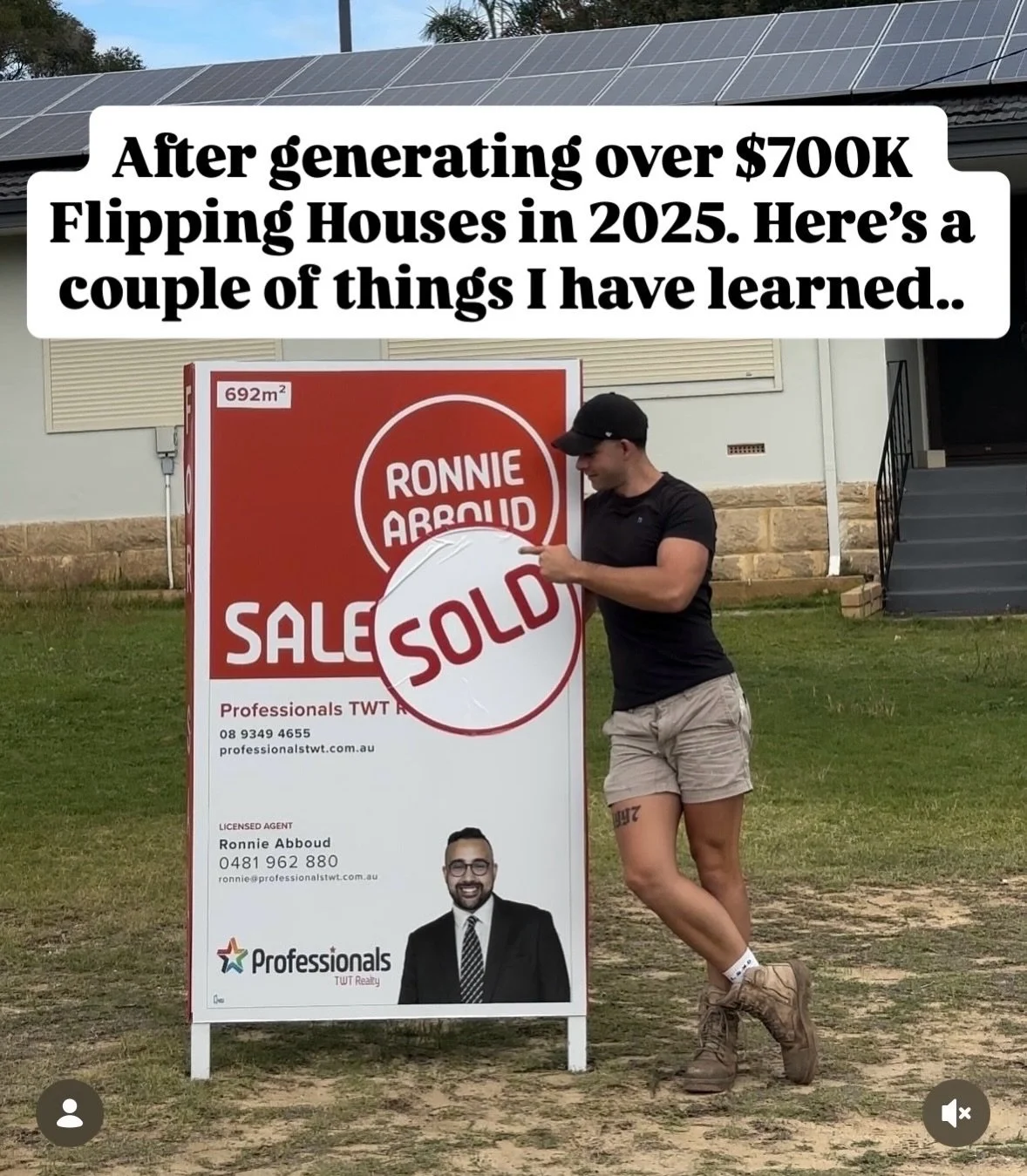 The biggest lesson I learned in 2025 that solidified things for me was how much faster I got ahead after investing in my personal development. 

I spent over 20,000 on mentorship/ education that year and it took me from earning $90,000 a year as a sp