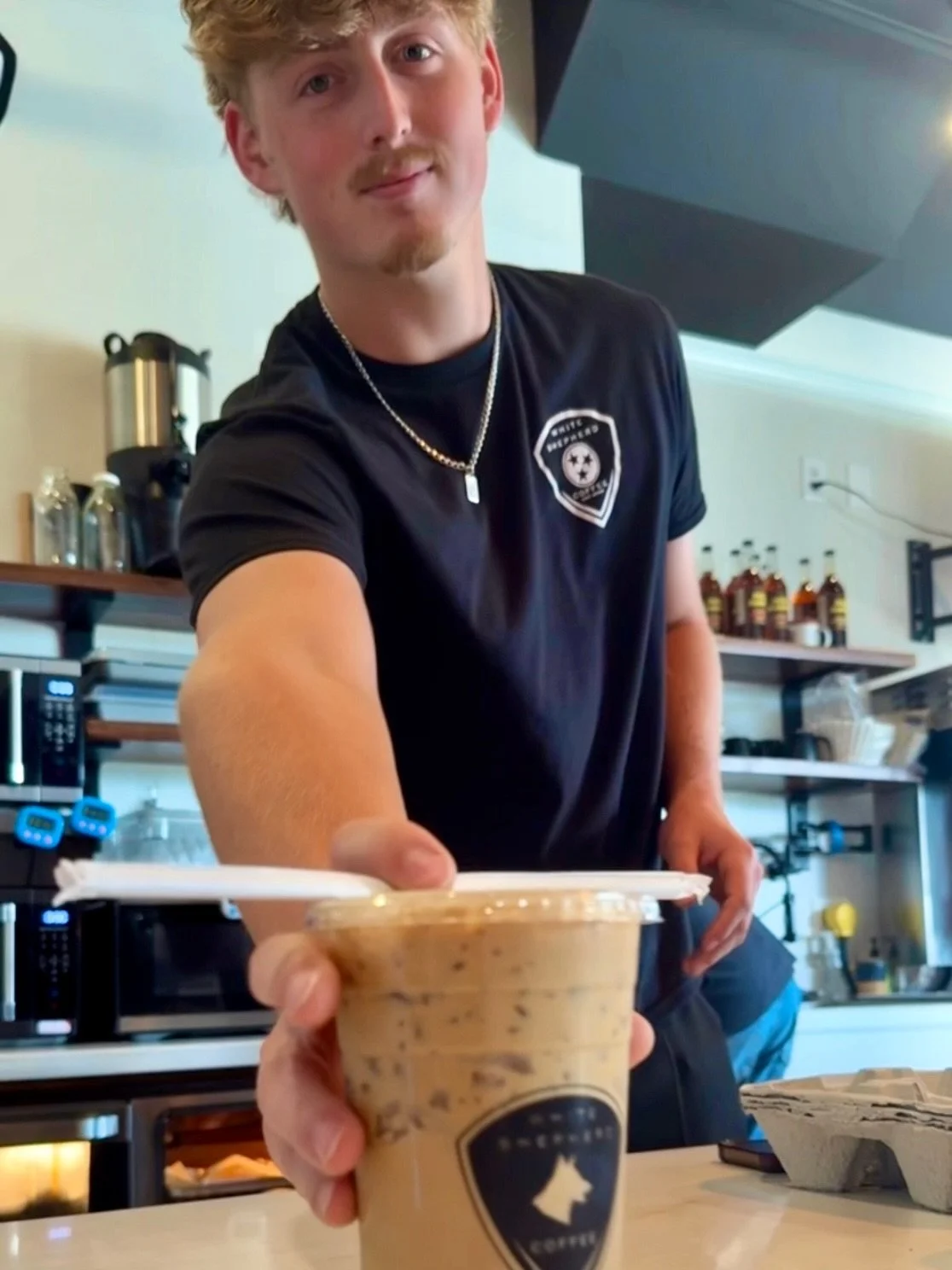 Start the day right☕️ 
&ldquo;Pour that brew, let the blessings flow&rdquo;✨😉🎶 

#whiteshepherdcoffee #coffeelovers #coffeetruck #coffeetrailer #coffeeshop #springhilltn #tollgatevillage #baristalife #fyp #coffeeislife #coffeeplease