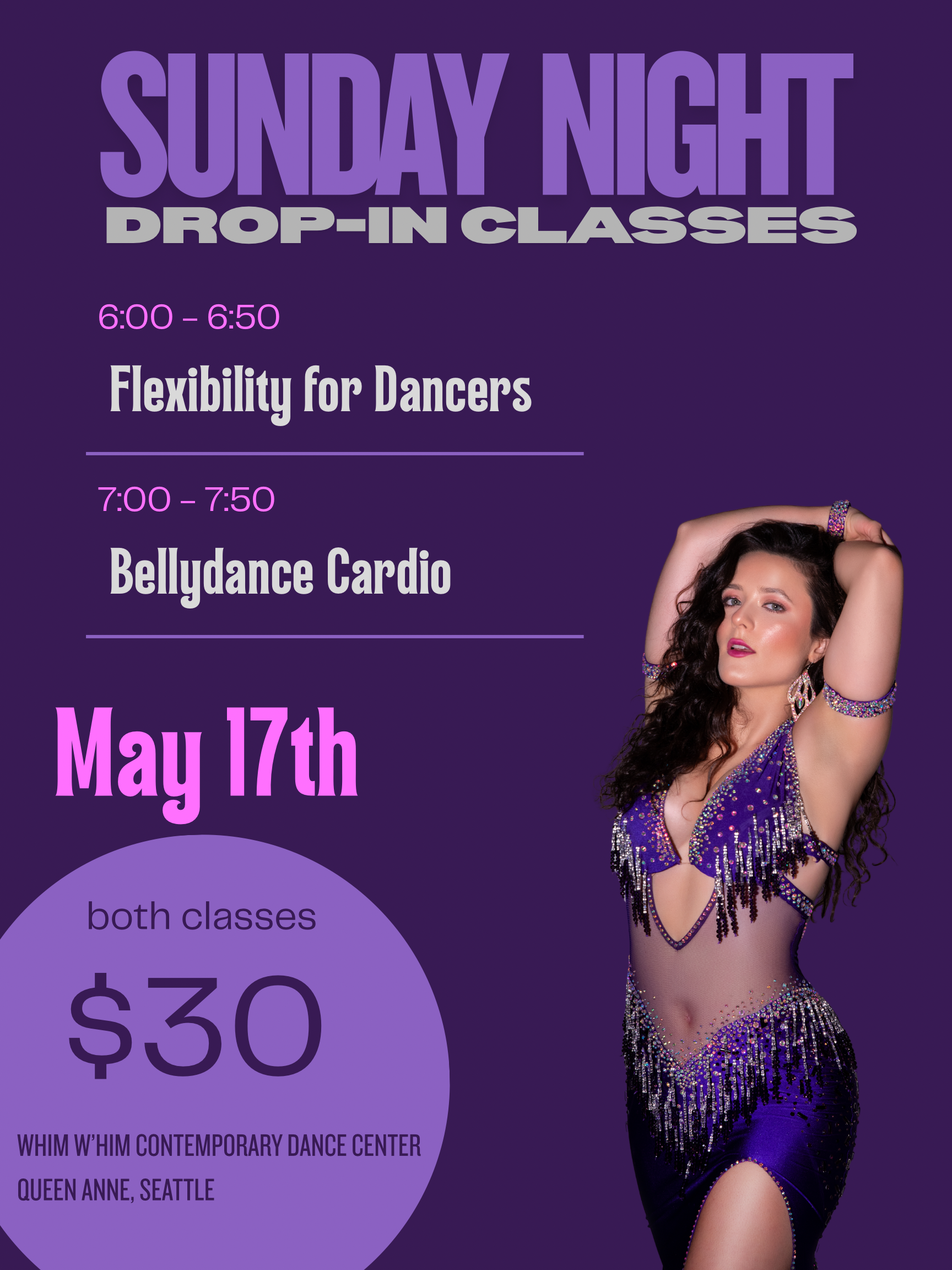 May 17th - Sunday Night Drop-In (Both Classes)