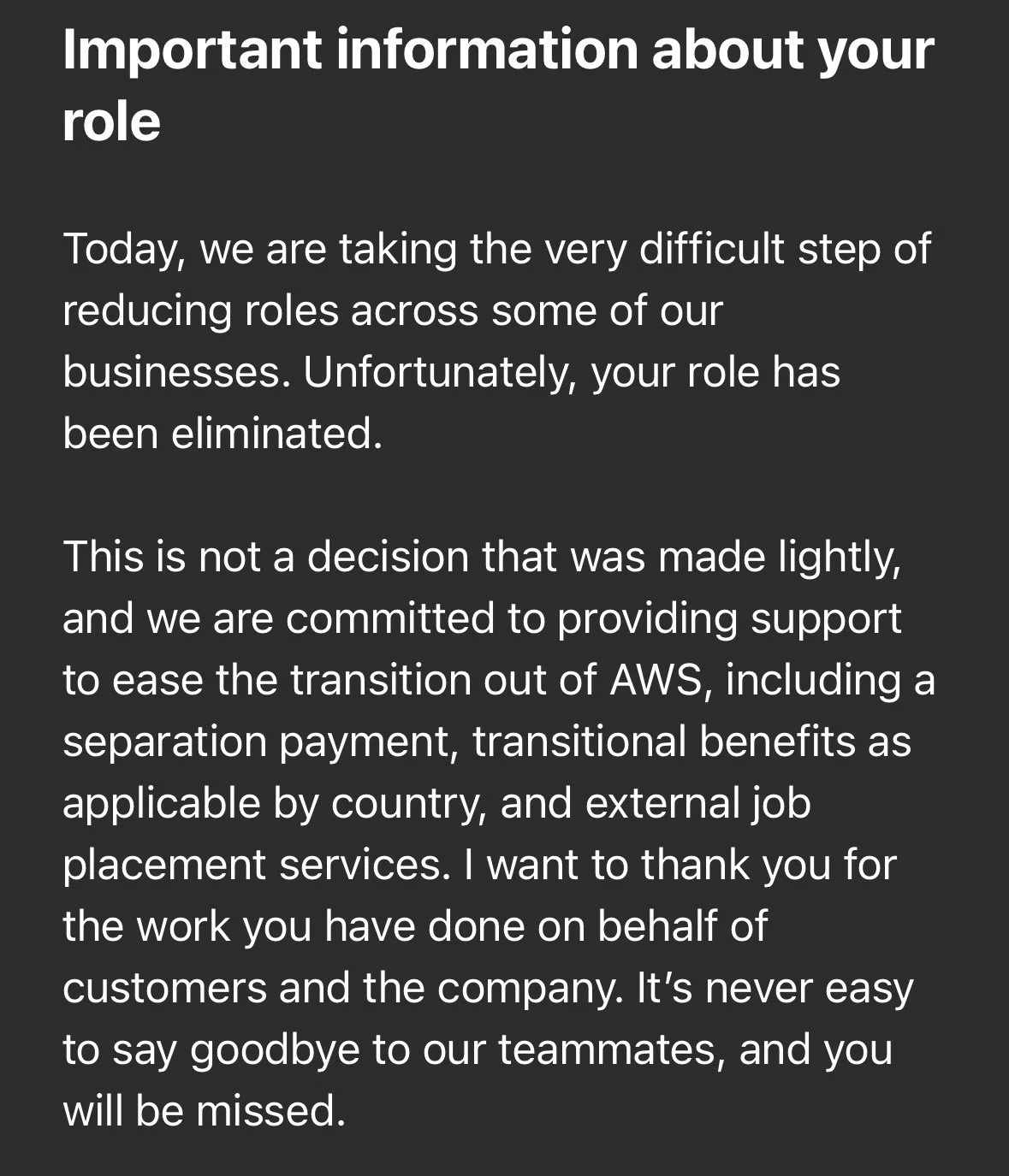 Layoffs - My Villain Origin Story