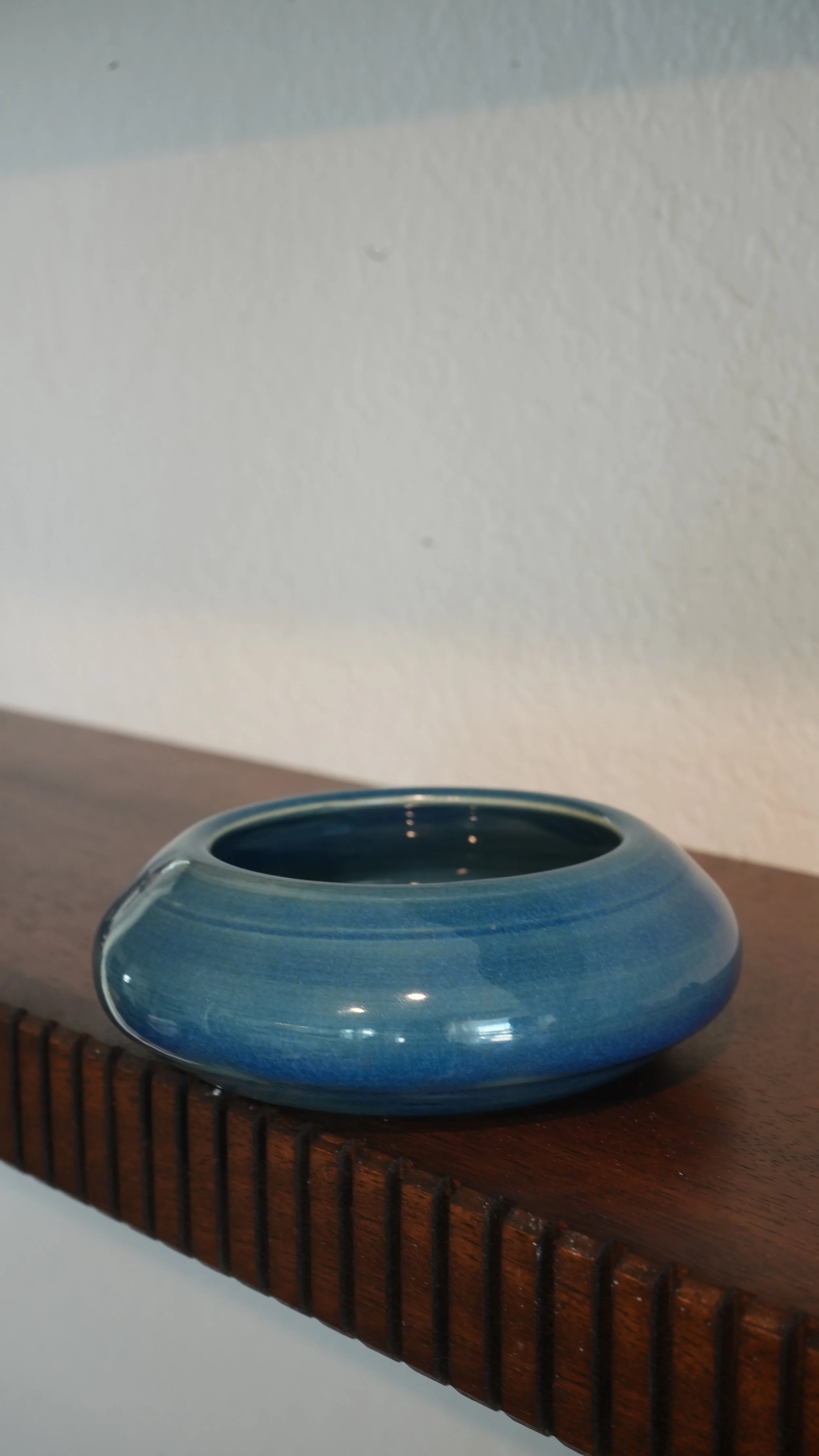 Ocean Blue Low Vessel