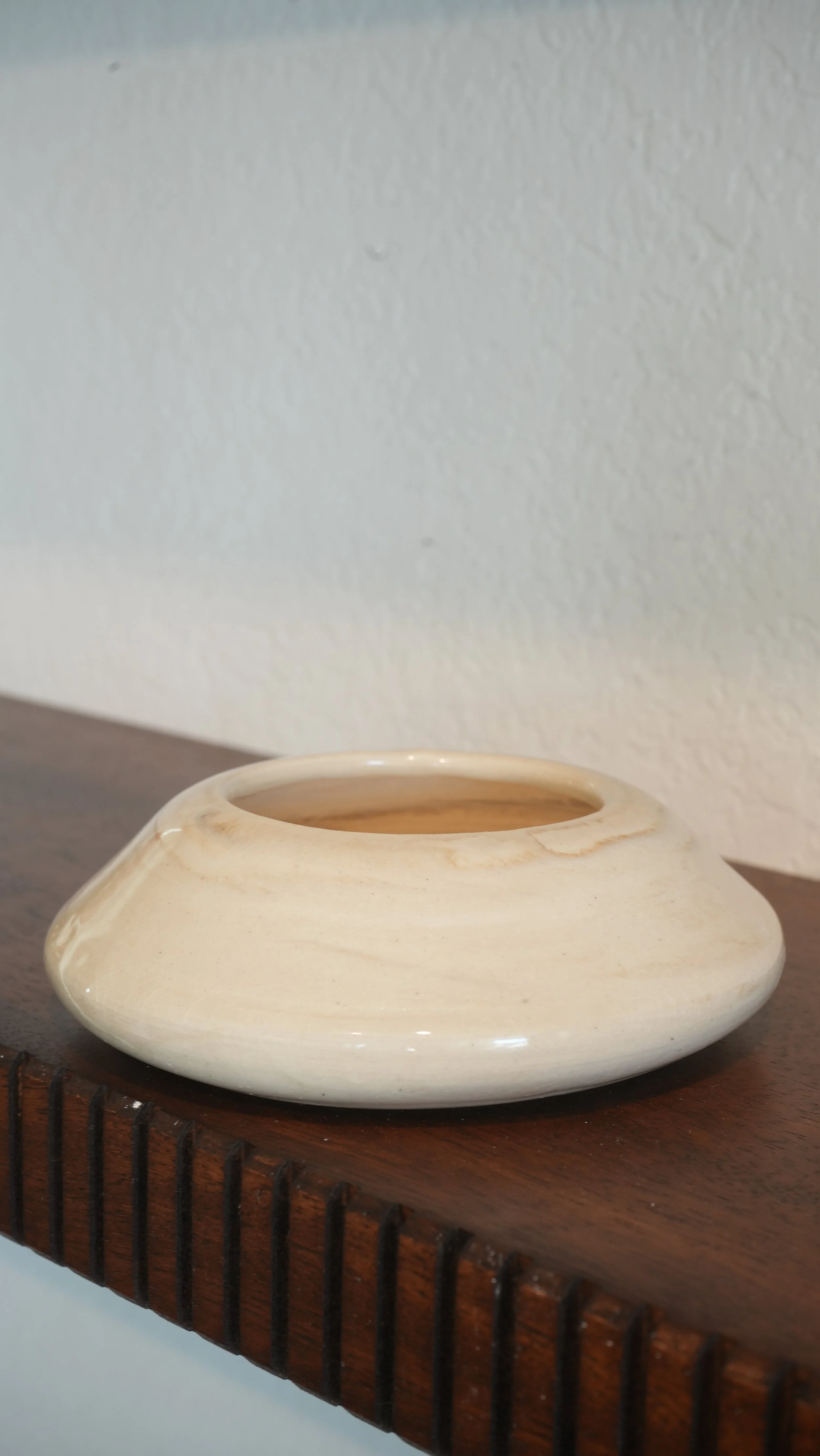 Ivory Low Vessel