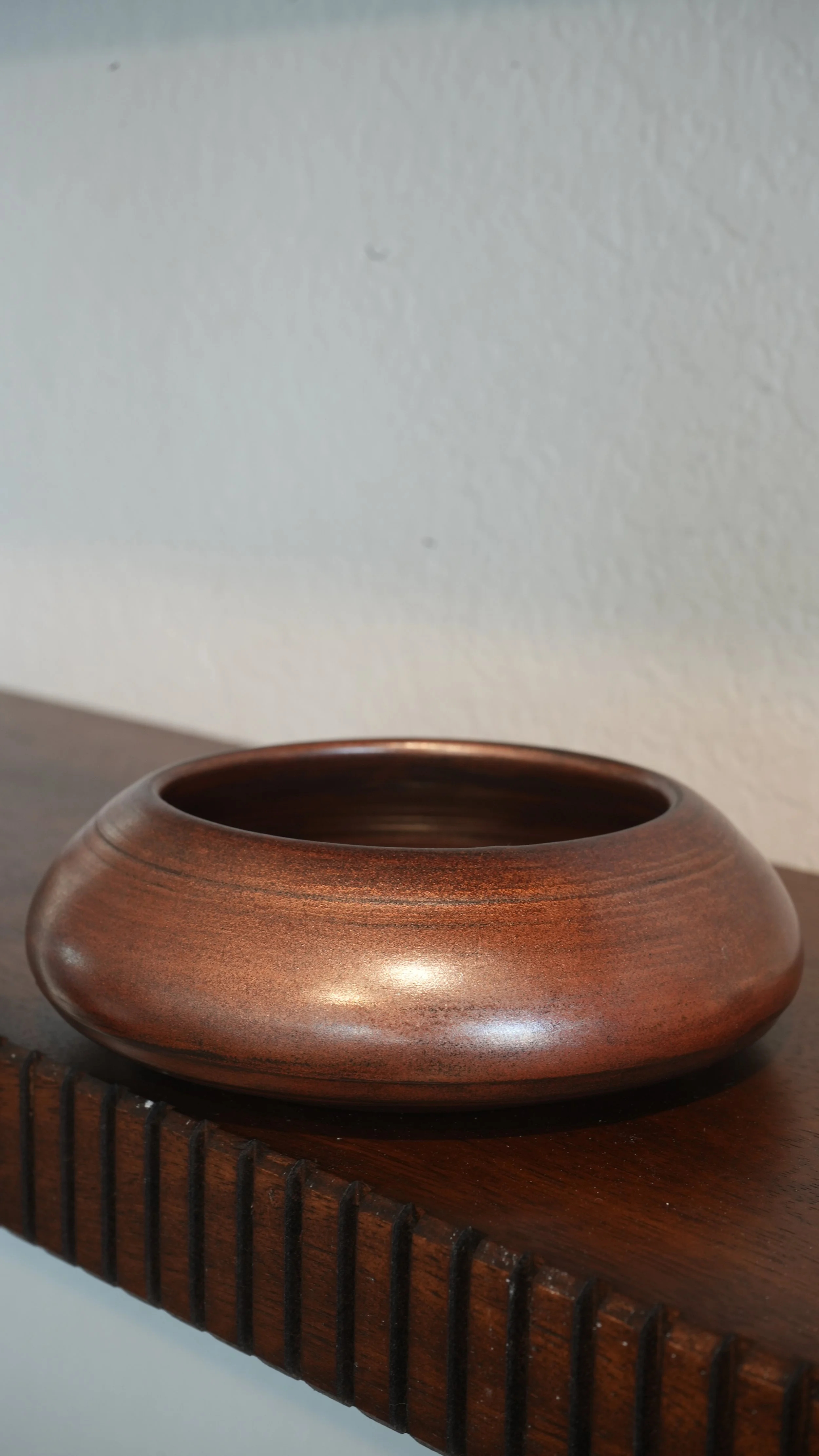 Earth Brown Low Vessel