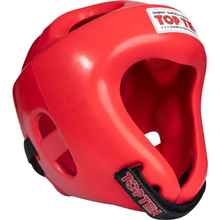 TOP TEN Head Guard “Competition Fight” RED