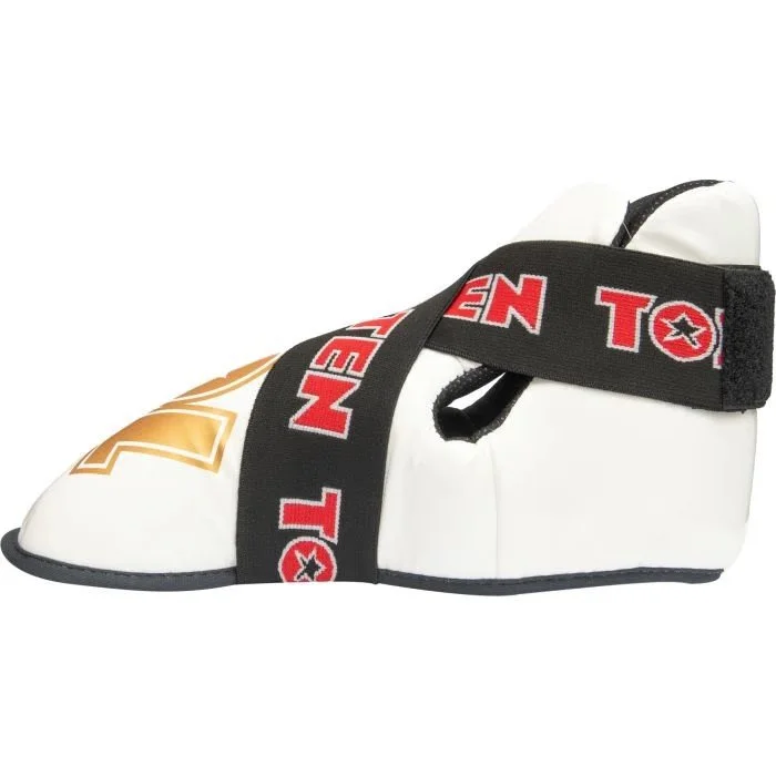 TOP TEN kicks superlight white gold foot protector.jpeg