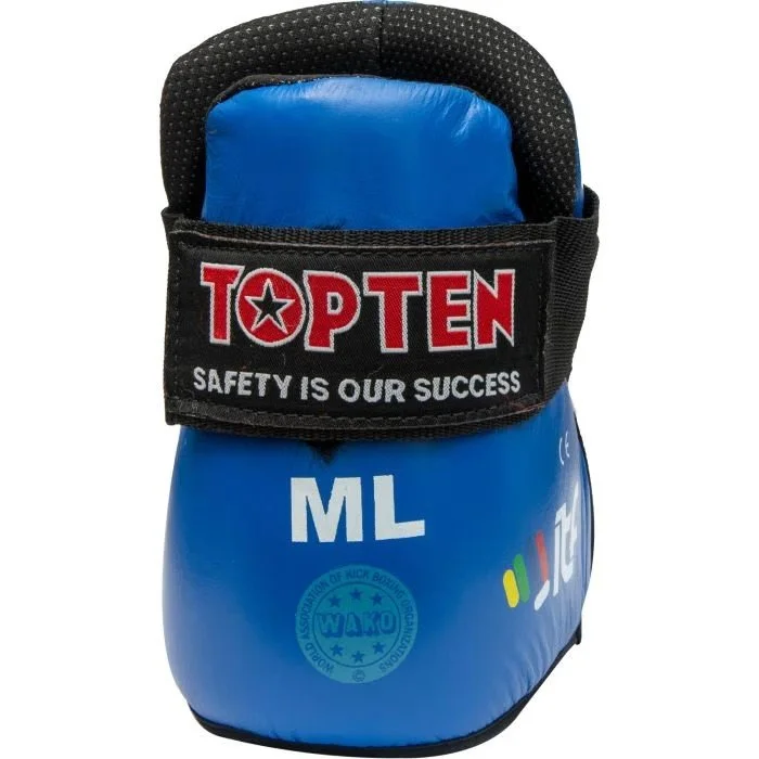 TOP TEN kicks superfight 3000 blue foot protector heel.jpeg