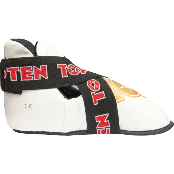 TOP TEN kicks superlight white gold foot protector.jpeg