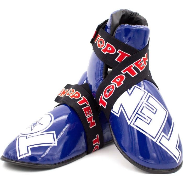 Kicks “SuperLight” for competition foot protector, GLOSSY BLUE