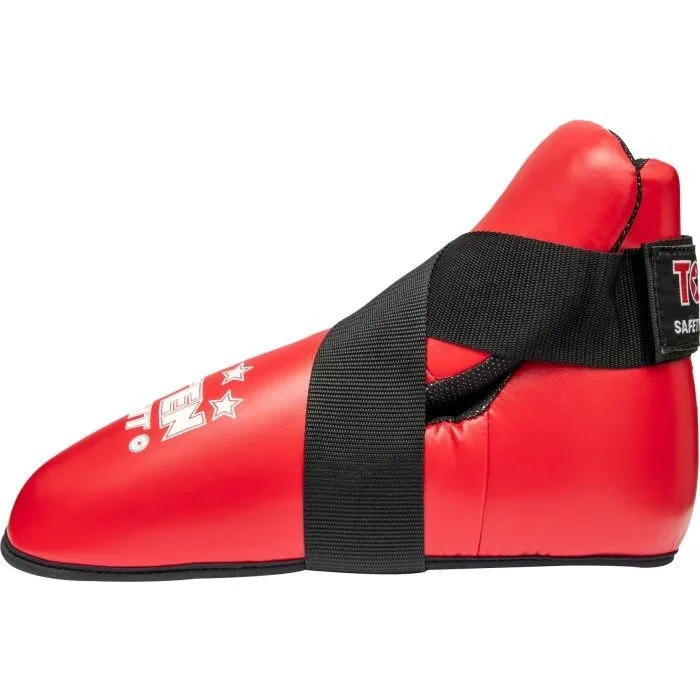 TOP TEN kicks fight red foot protector.jpeg