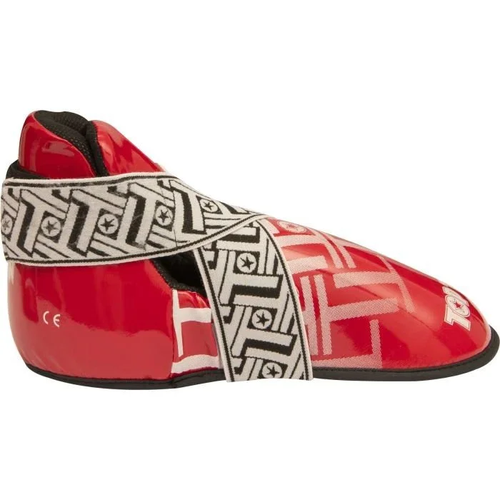 TOP TEN kicks Superlight prism red foot protector.jpeg