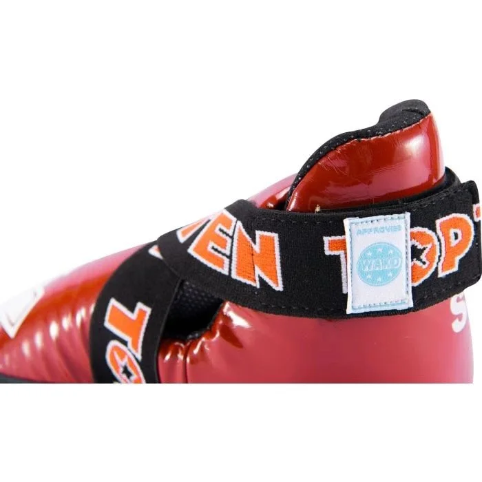 TOP TEN kicks superlight red foot protector ankel.jpeg