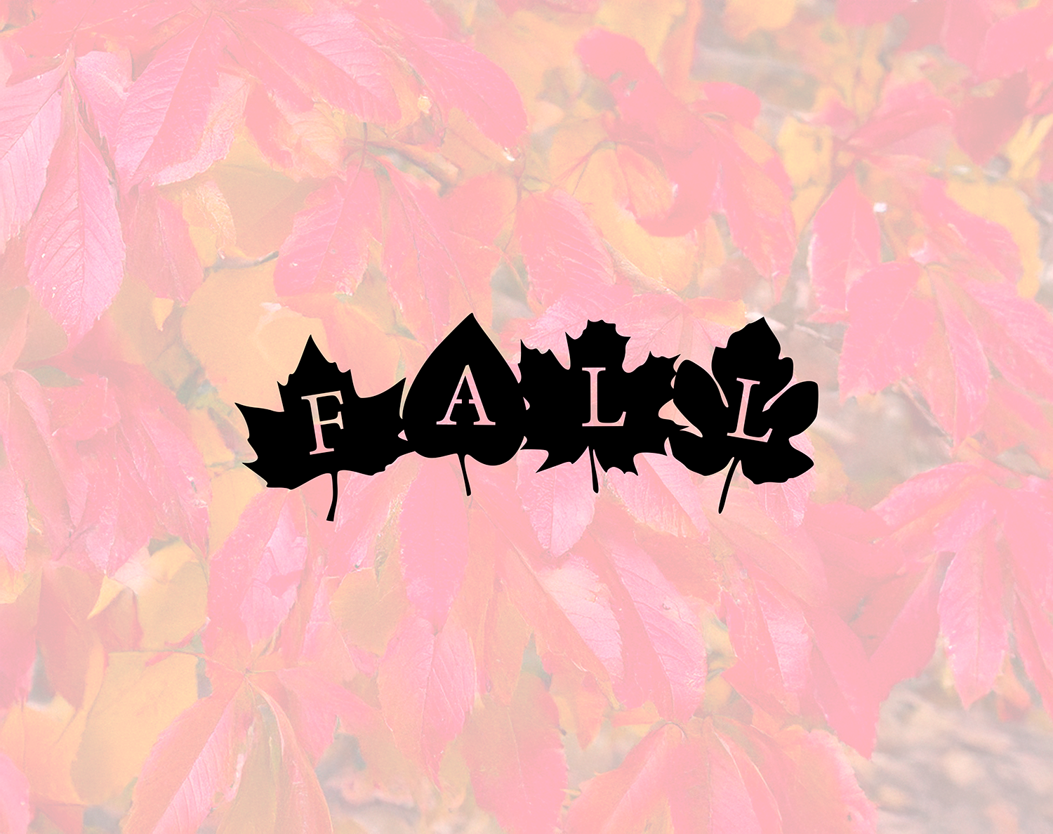 ITEM 87 - 12"W x 4.25”H - Fall Leaves